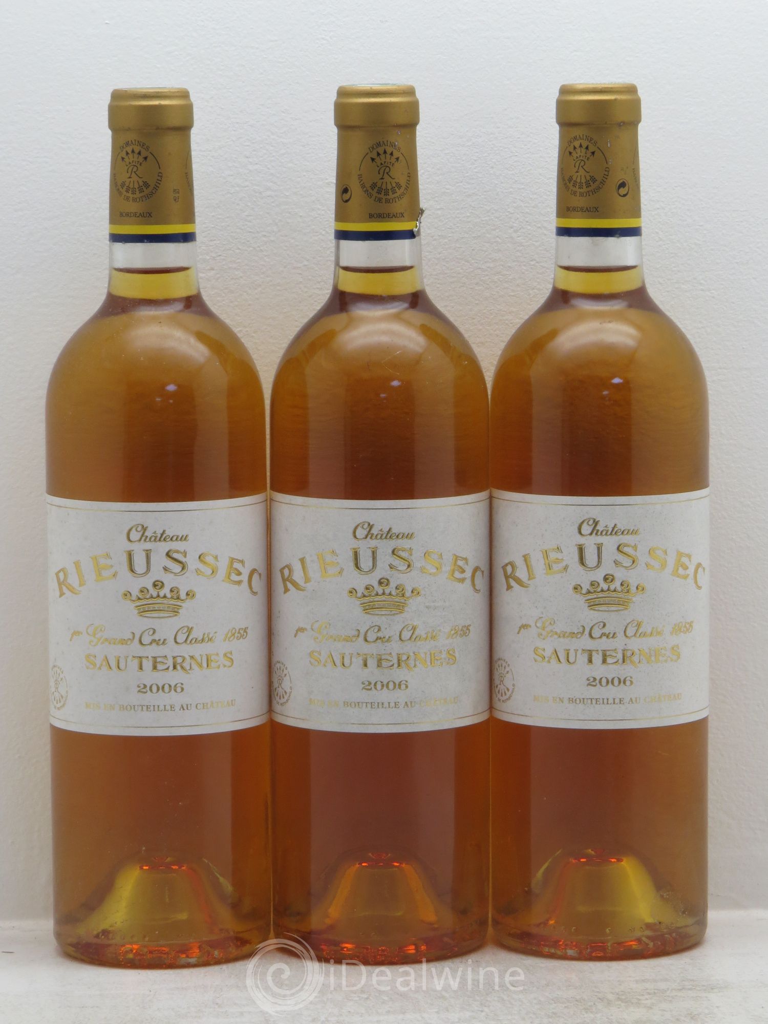 Château Rieussec 1er Grand Cru Classé 2006 - Lotto di 3 bottiglie - 0
