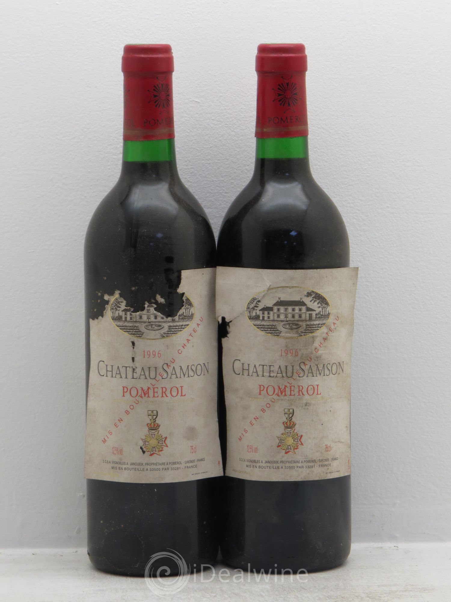 Pomerol Samson 1996 - Lot of 2 bottles - 0