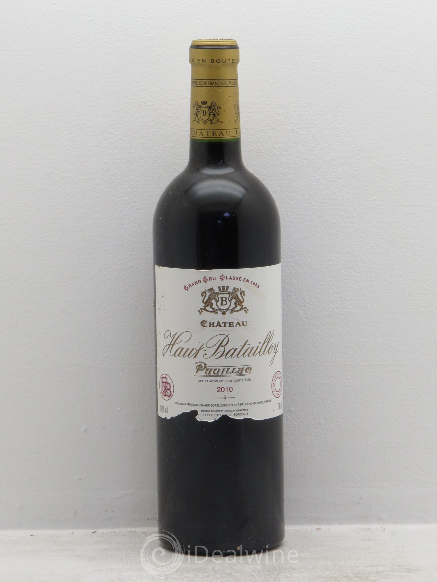 Château Haut Batailley 5ème Grand Cru Classé 2010 - Lot de 6 bouteilles - 0
