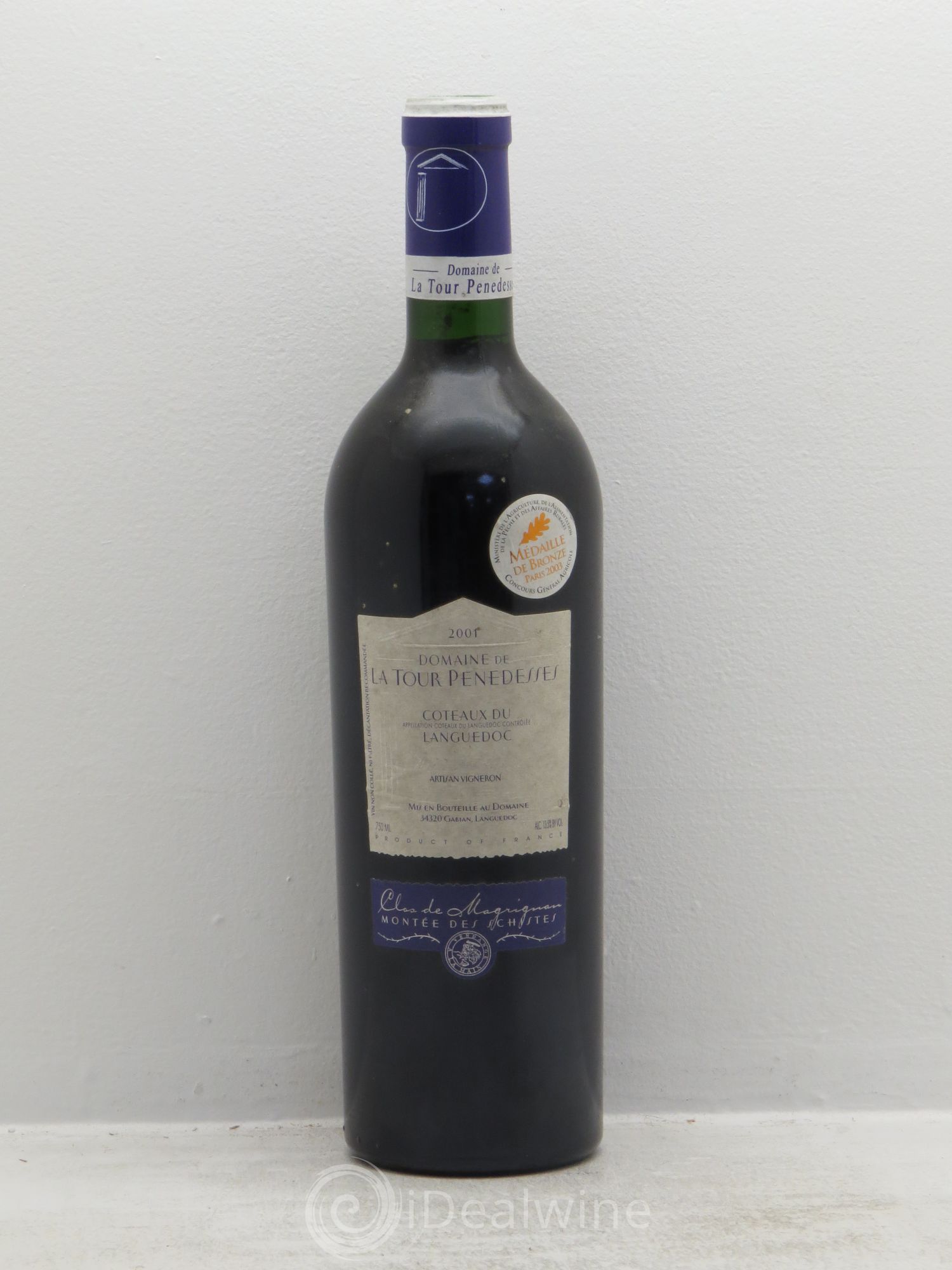 Coteaux du Languedoc Latour Penedesse Clos de Marignan Montée des Schistes 2001 - Posten von 1 Flasche - 0