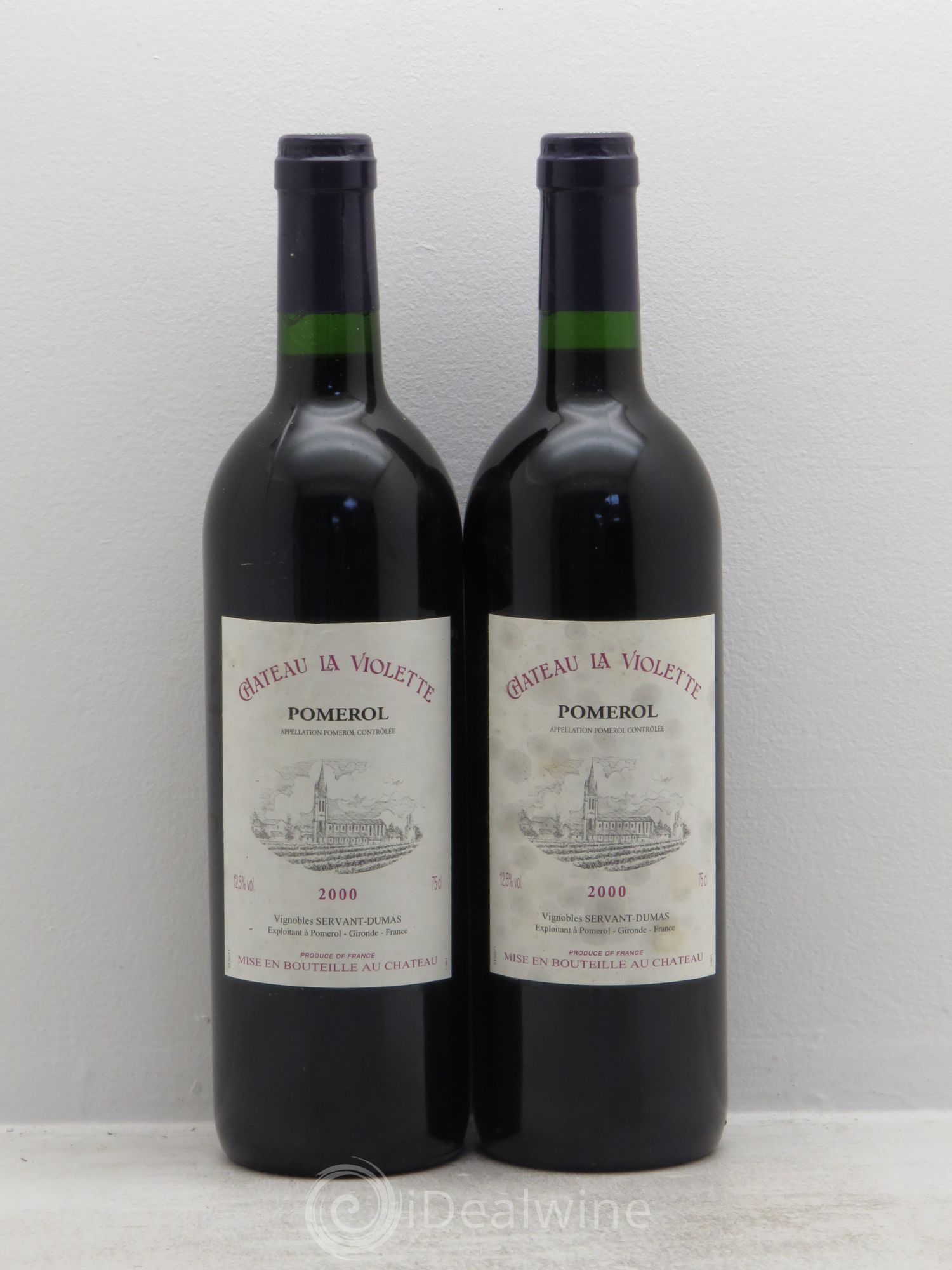 Château la Violette 2000 - Lot de 2 bouteilles - 0