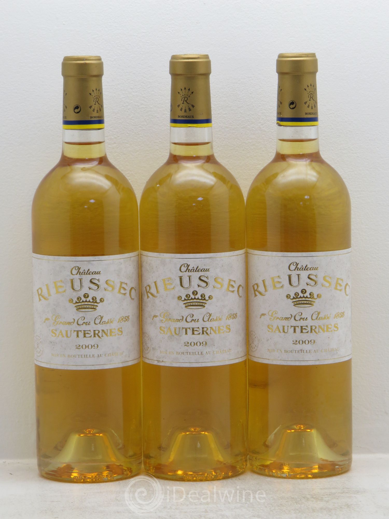 Château Rieussec 1er Grand Cru Classé 2009 - Lotto di 3 bottiglie - 0