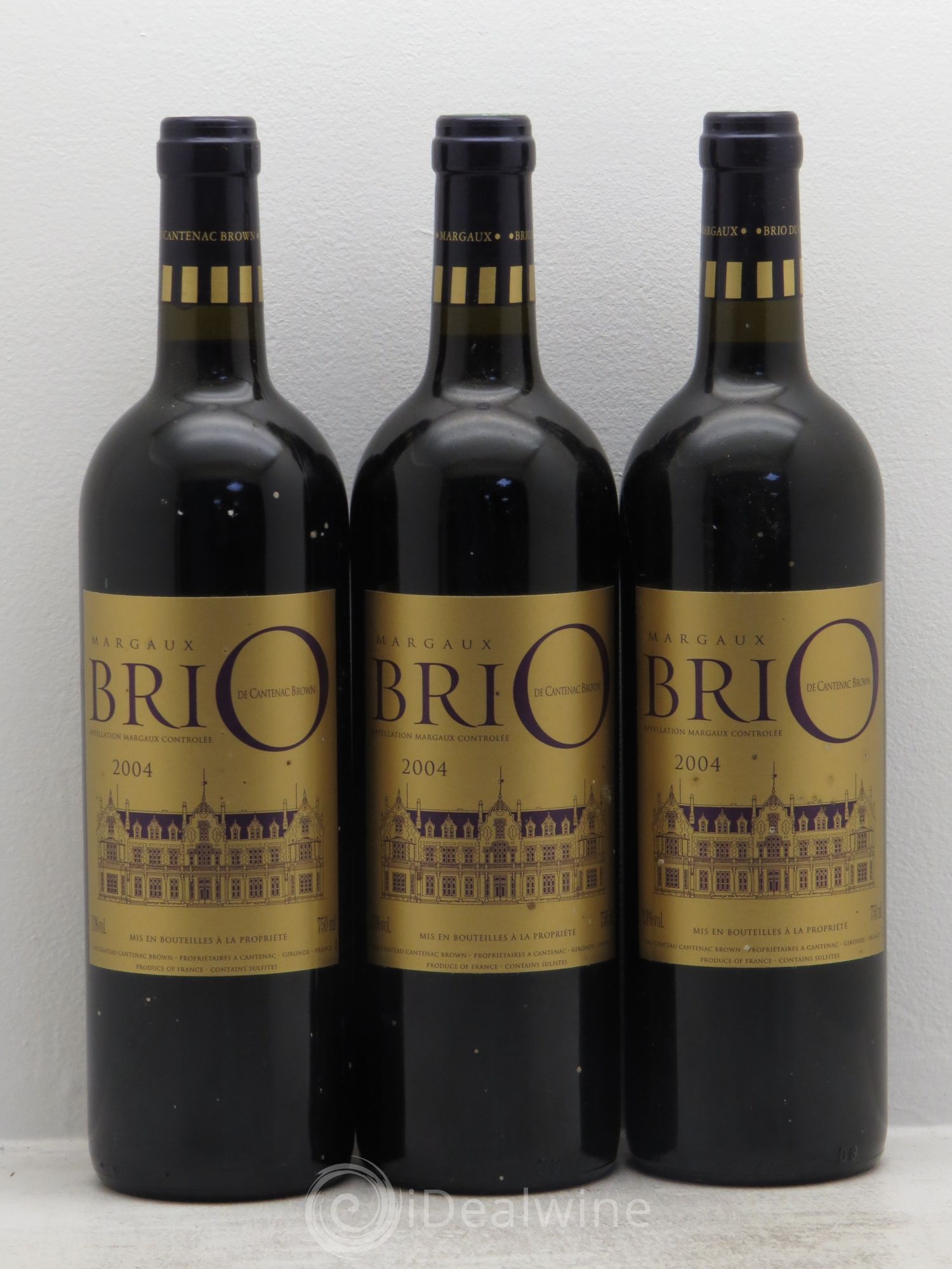 Bordeaux Margaux Brio de Cantenac 2004 - Posten von 3 Flaschen - 0