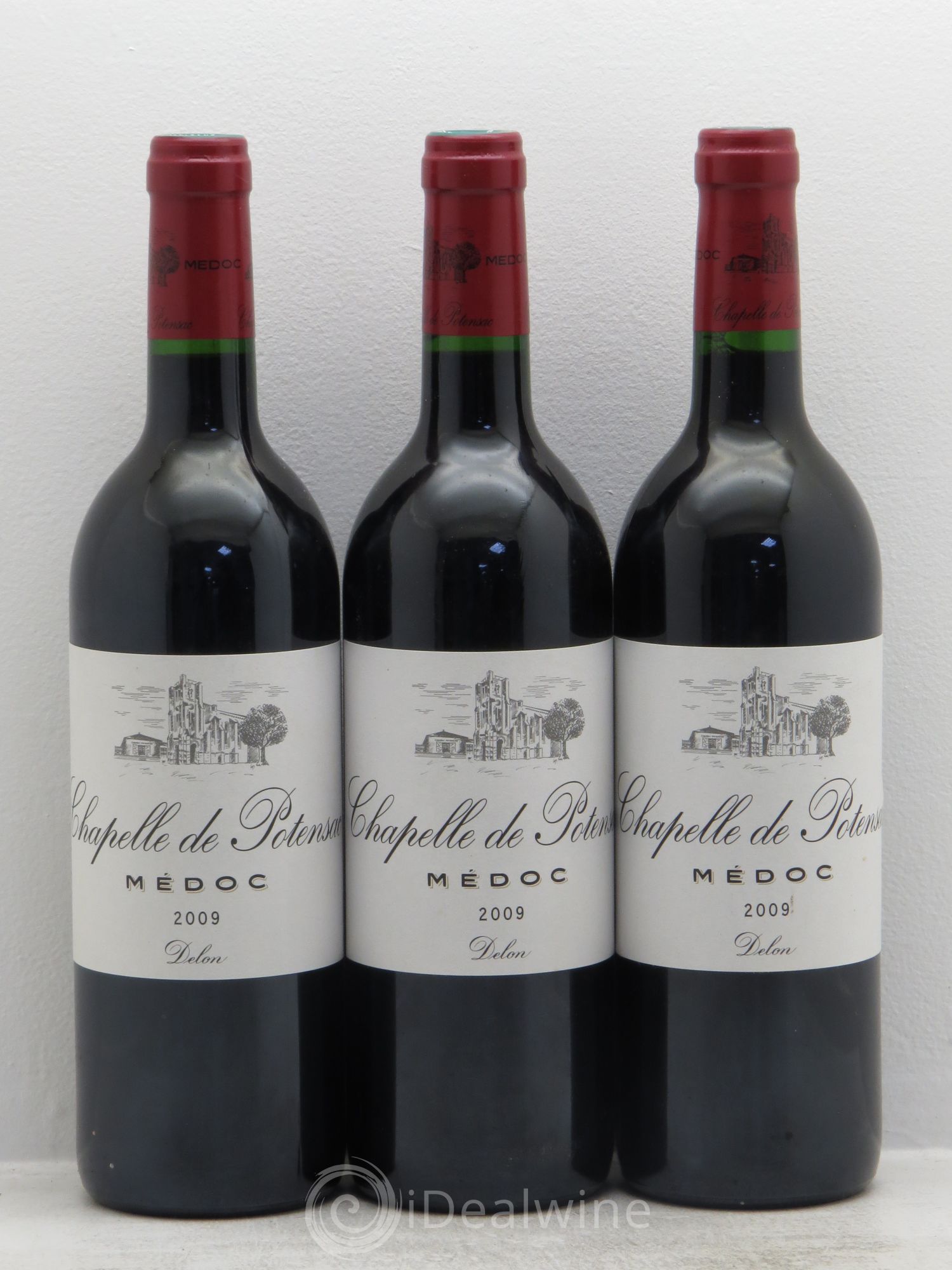 Chapelle de Potensac Second Vin 2009 - Lot de 3 bouteilles - 0