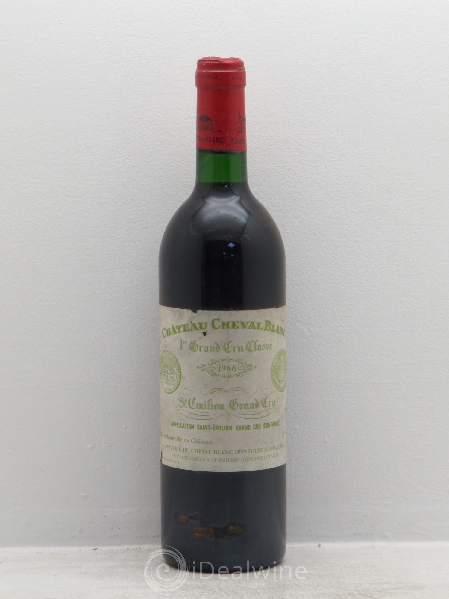 Château Cheval Blanc 1er Grand Cru Classé A 1986 - Lot de 1 bouteille - 0