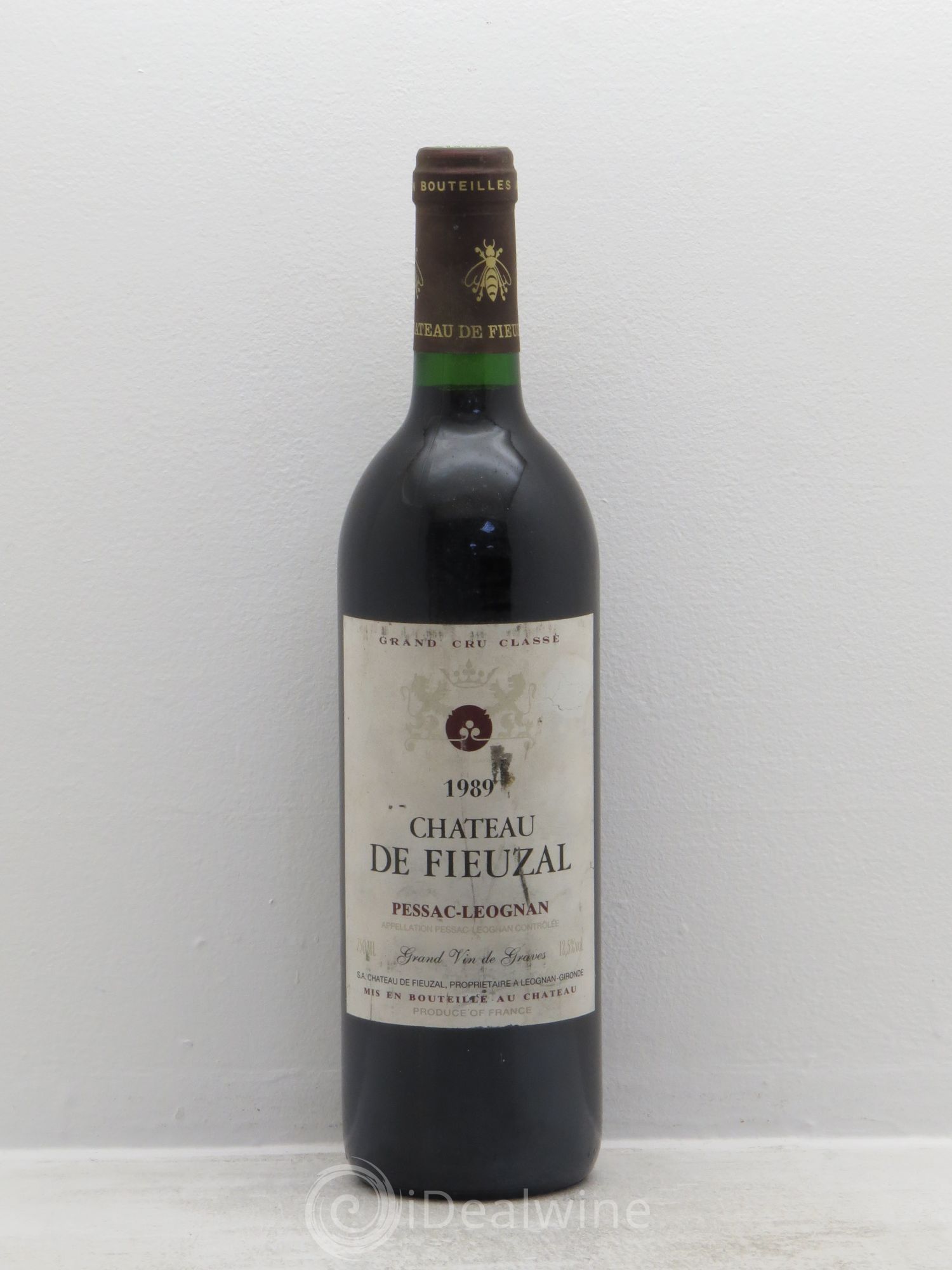 Château de Fieuzal Cru Classé de Graves 1989 - Lot de 1 bouteille - 0