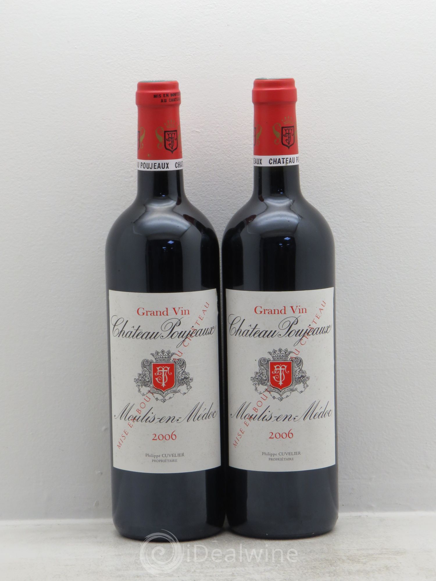 Château Poujeaux 2006 - Lot de 2 bouteilles - 0