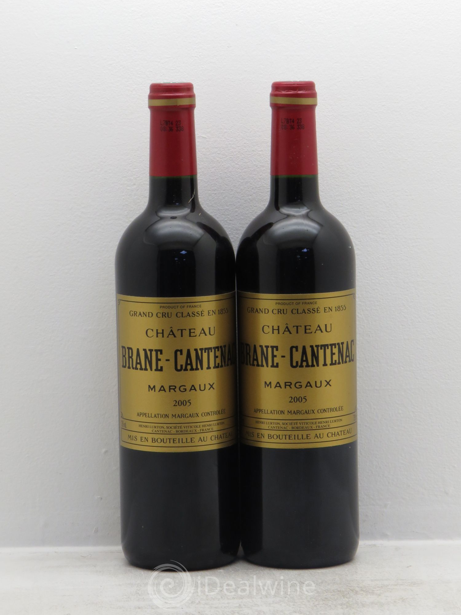 Château Brane Cantenac 2ème Grand Cru Classé 2005 - Lot de 2 bouteilles - 0