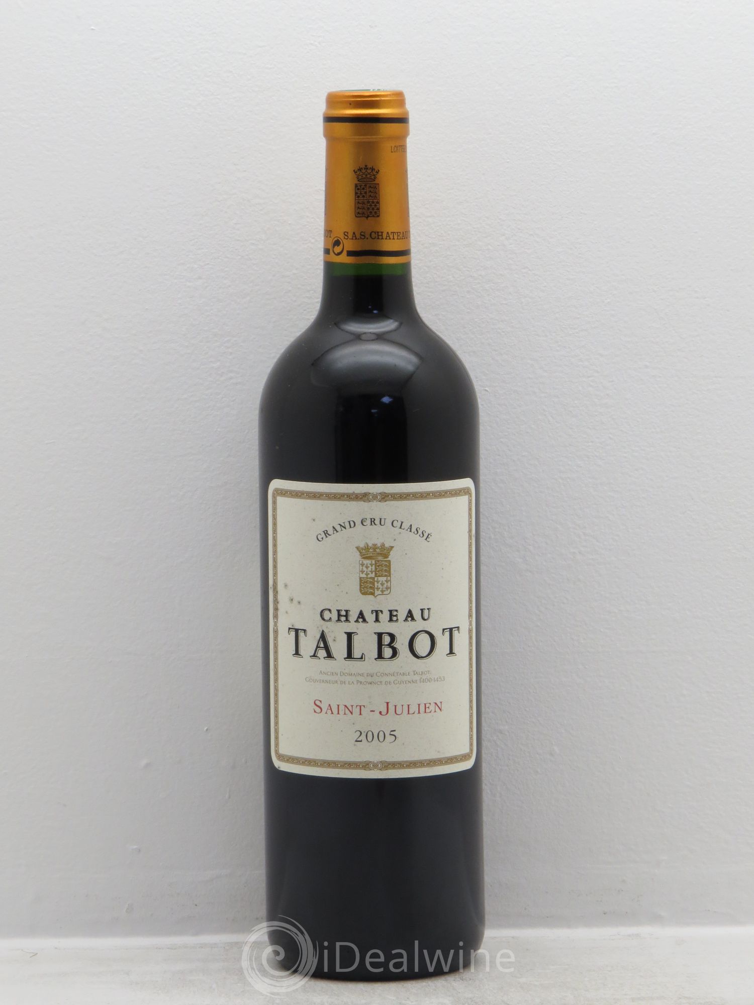 Château Talbot 4ème Grand Cru Classé 2005 - Lot de 1 bouteille - 0
