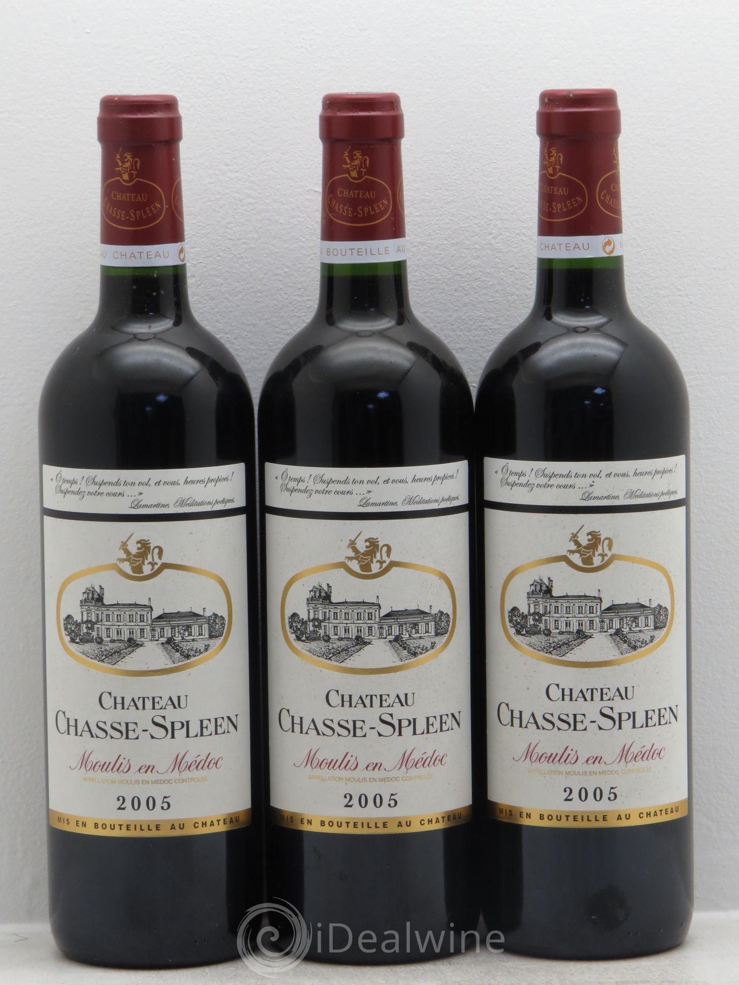 Château Chasse Spleen DEGUST GRAND TASTING 2016 2005 - Lot de 3 bouteilles - 0