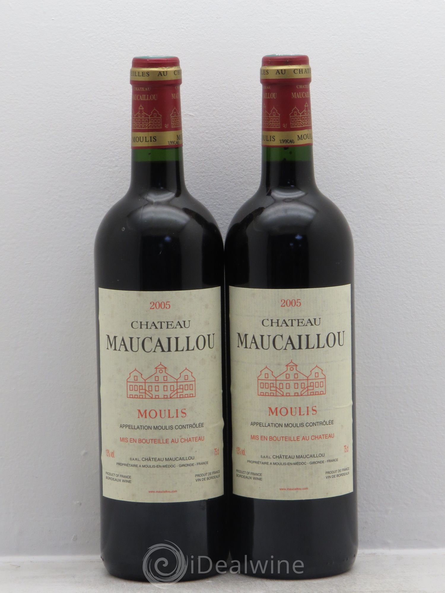Château Maucaillou 2005 - Lot de 2 bouteilles - 0