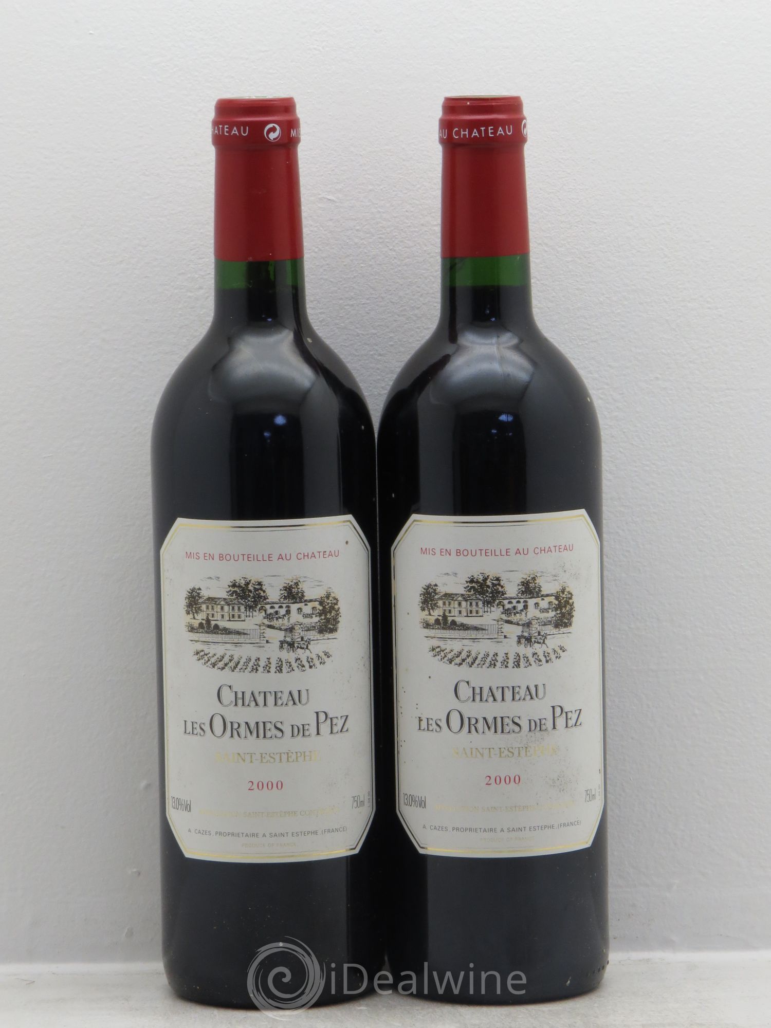 Château les Ormes de Pez 2000 - Lot de 2 bouteilles - 0