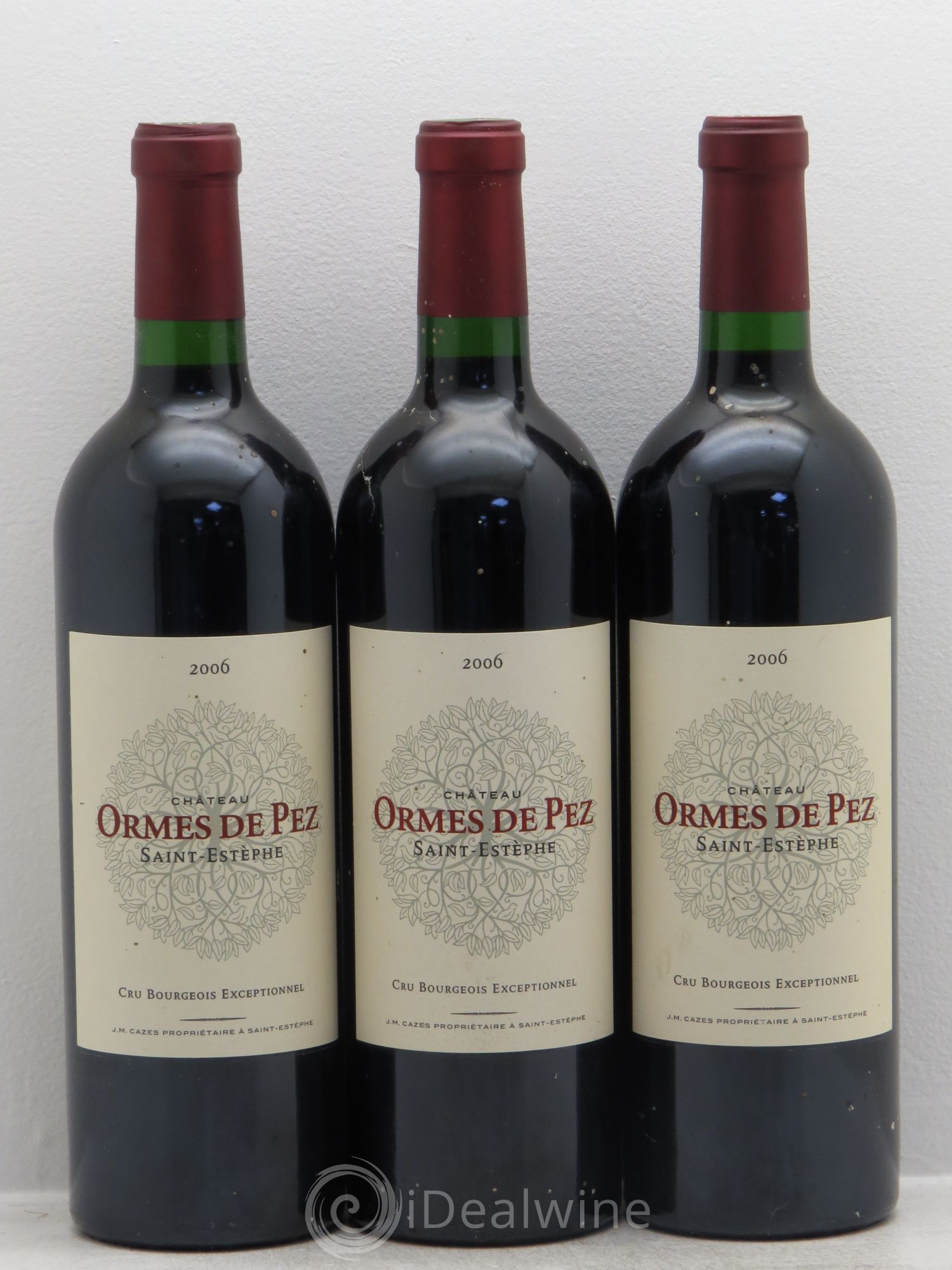 Château les Ormes de Pez 2006 - Lot de 3 bouteilles - 0