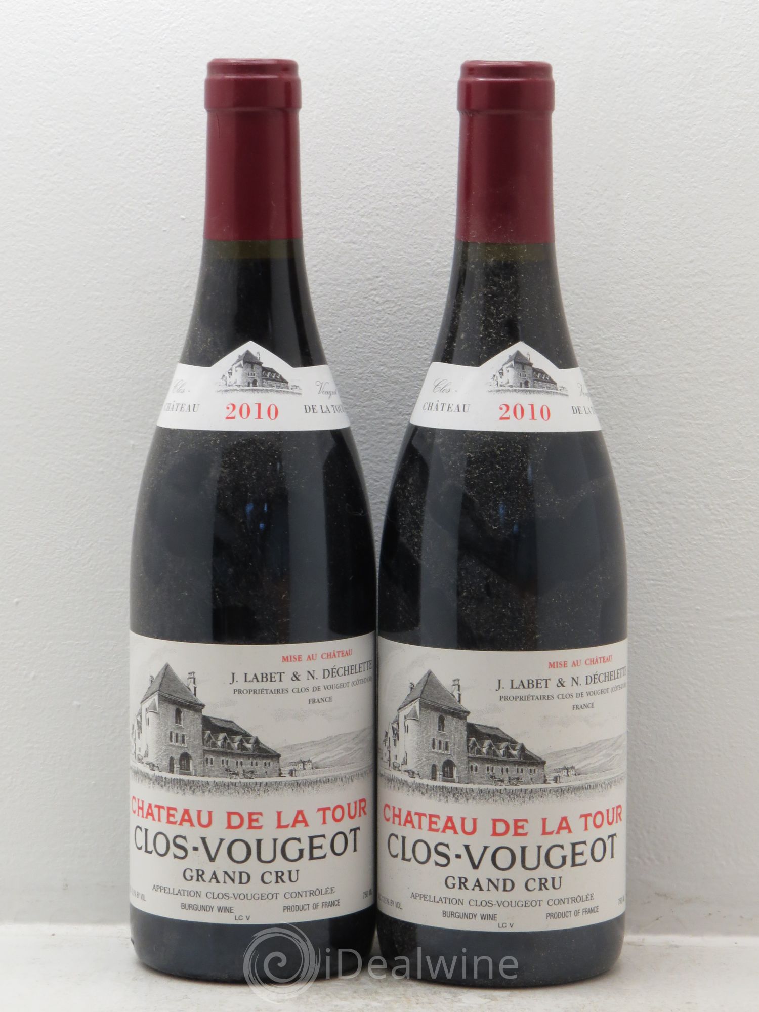 Clos de Vougeot Grand Cru Château de La Tour 2010 - Lot de 2 bouteilles - 0