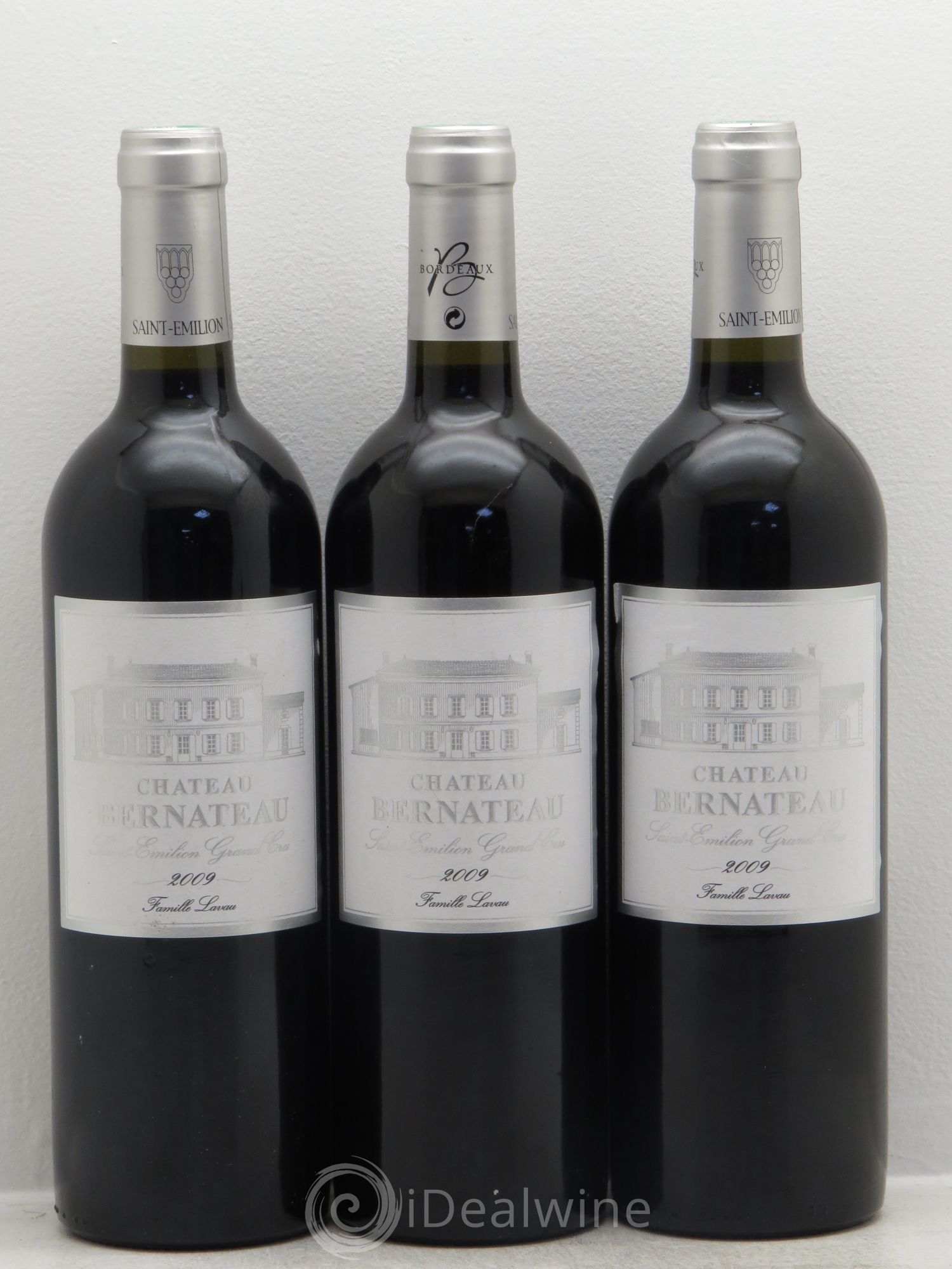 Saint-Émilion bernateau 2009 - Lot de 3 bouteilles - 0