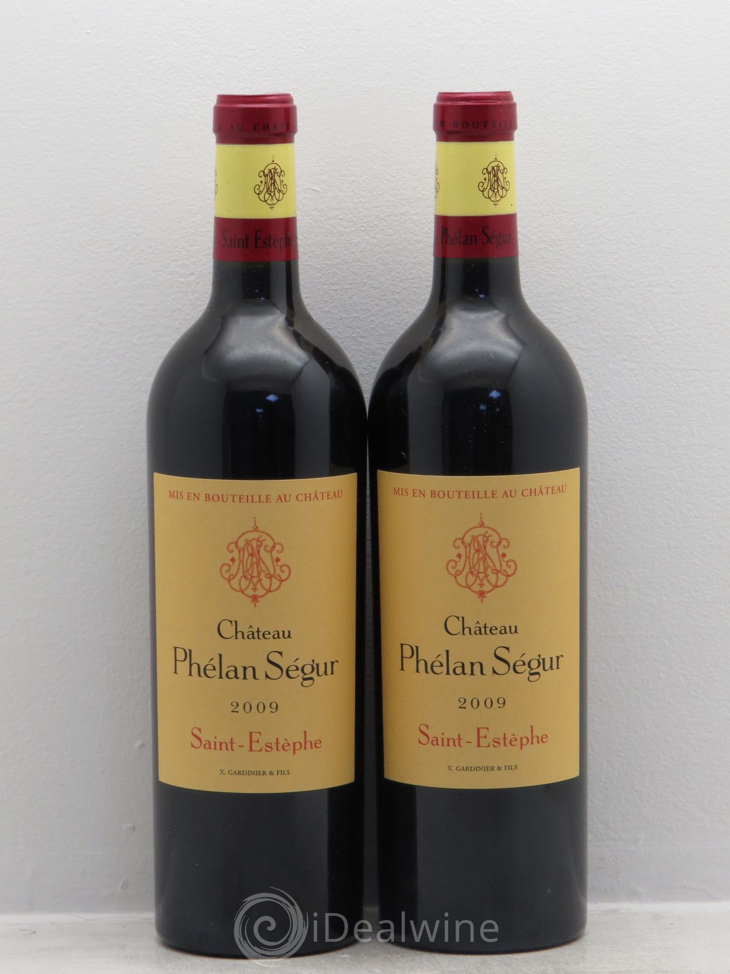 Château Phélan Ségur 2009 - Lot de 2 bouteilles - 0