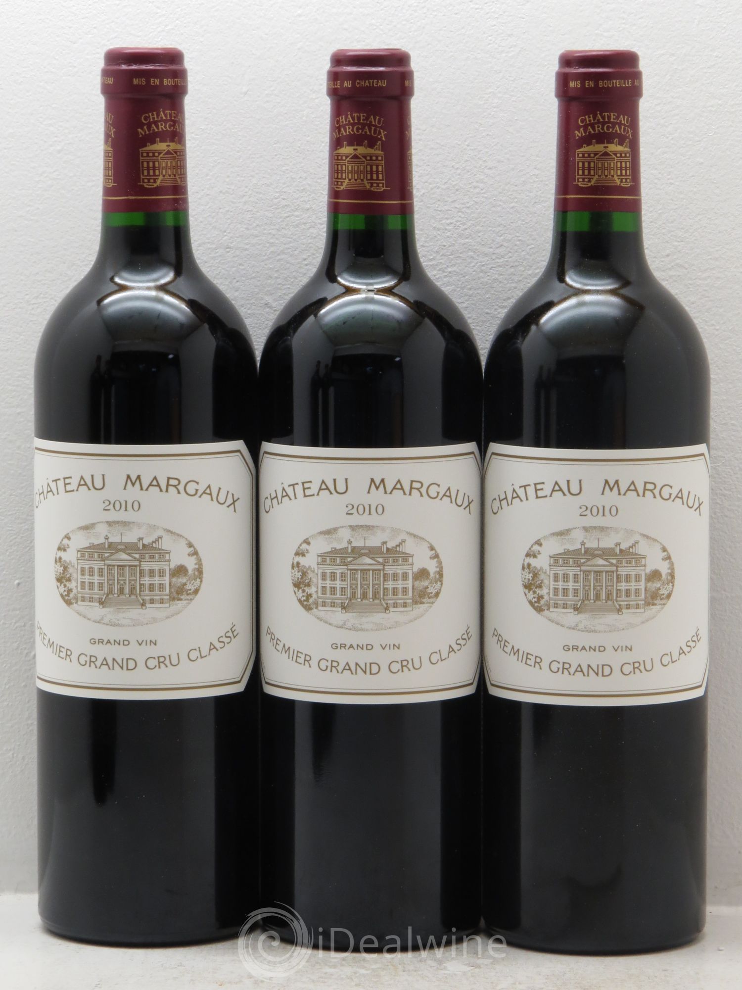 Château Margaux 1er Grand Cru Classé 2010 - Lot de 12 bouteilles - 1