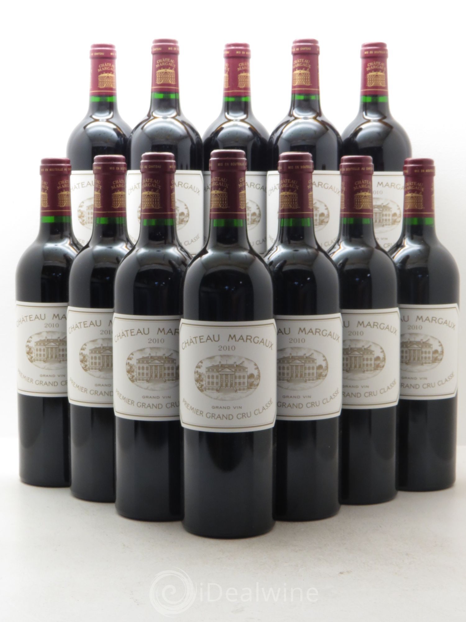 Château Margaux 1er Grand Cru Classé 2010 - Lot de 12 bouteilles - 0
