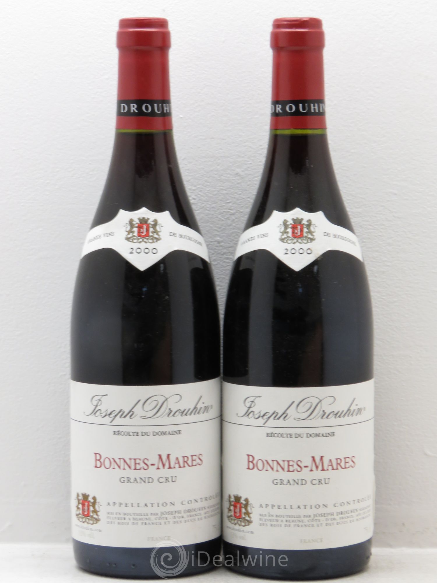 Bonnes-Mares Grand Cru Joseph Drouhin 2000 - Lot de 2 bouteilles - 0