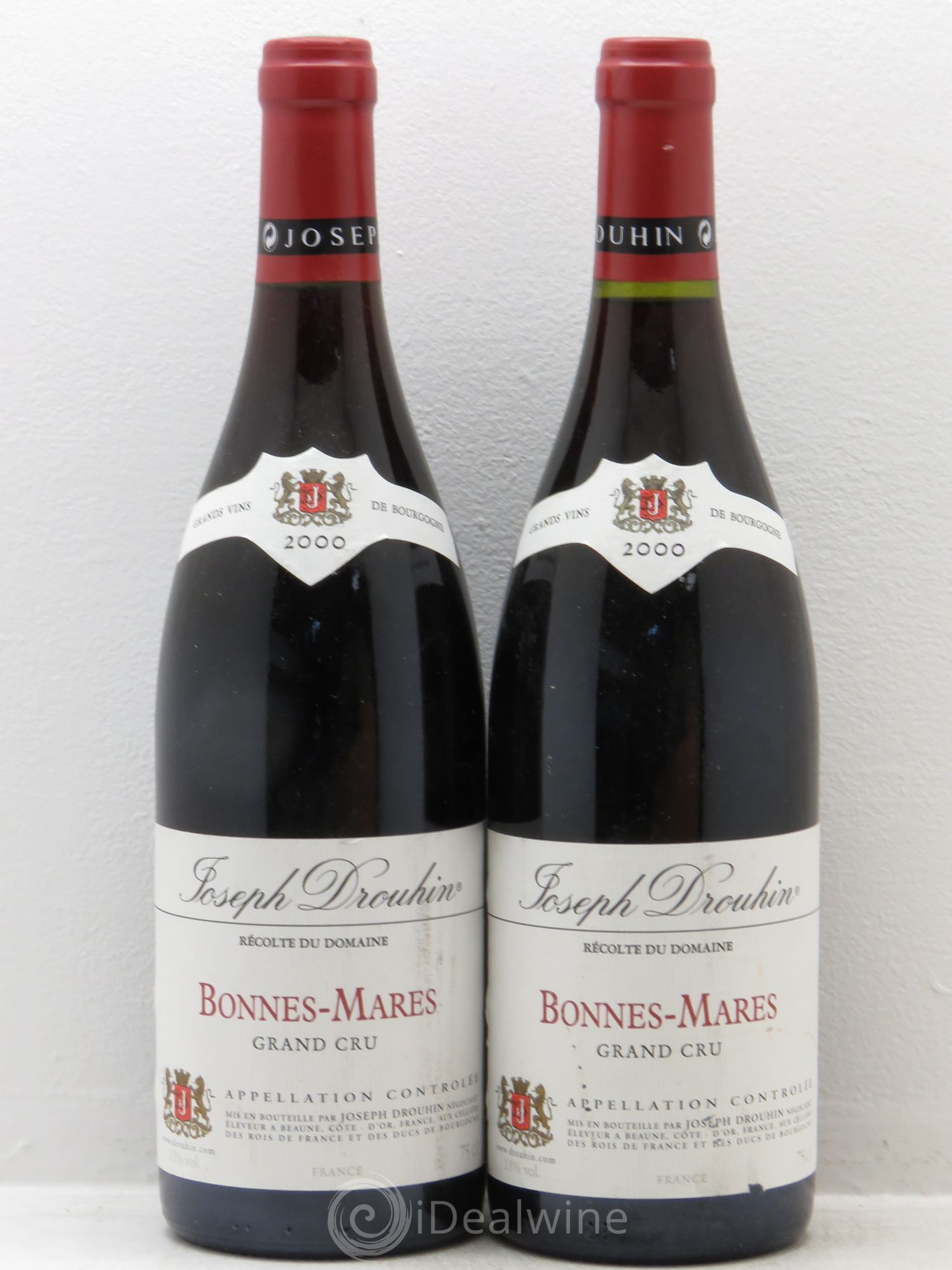 Bonnes-Mares Grand Cru Joseph Drouhin 2000 - Lot de 2 bouteilles - 0