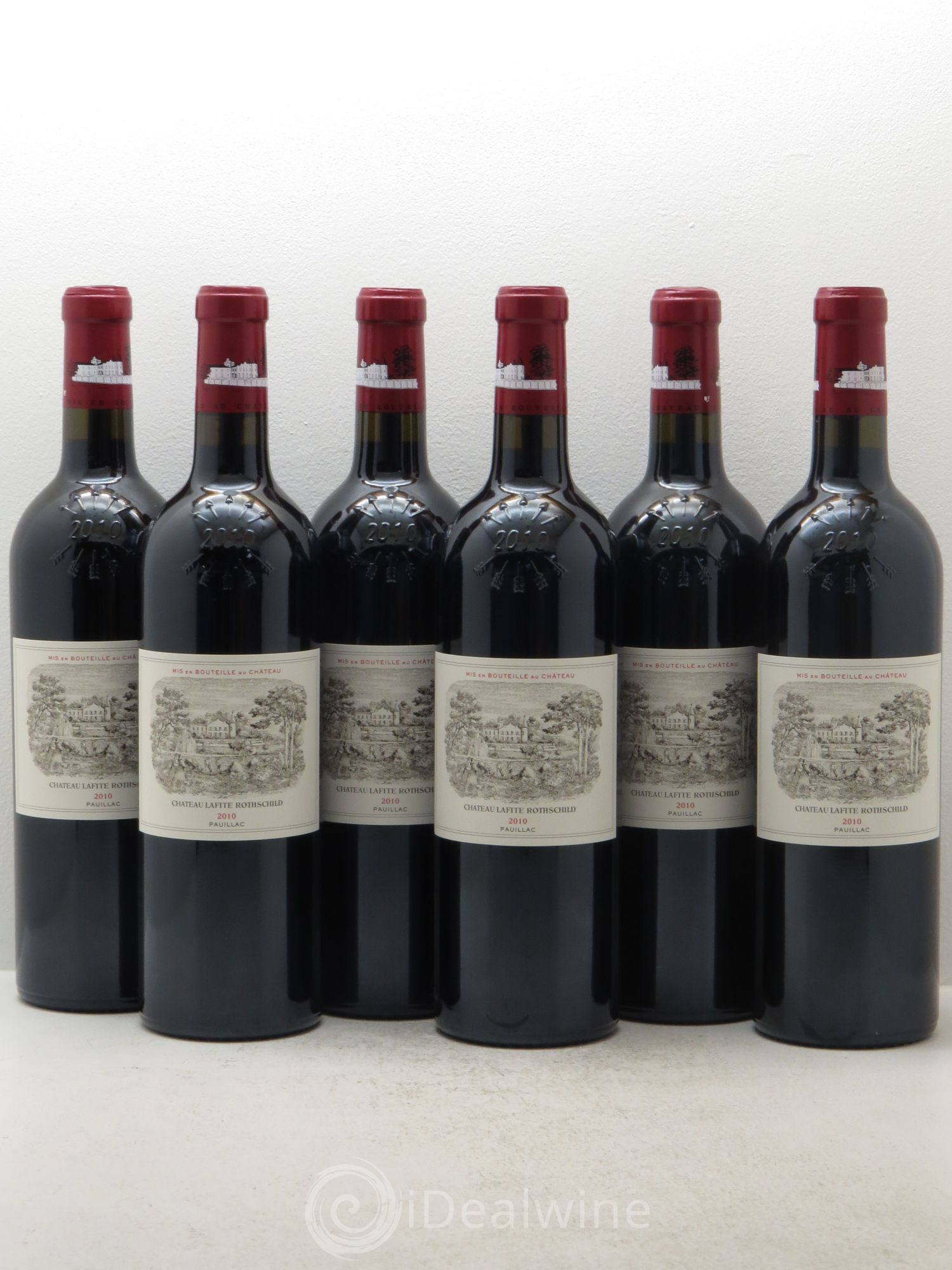 Château Lafite Rothschild 1er Grand Cru Classé 2010 - Lot de 6 bouteilles - 0