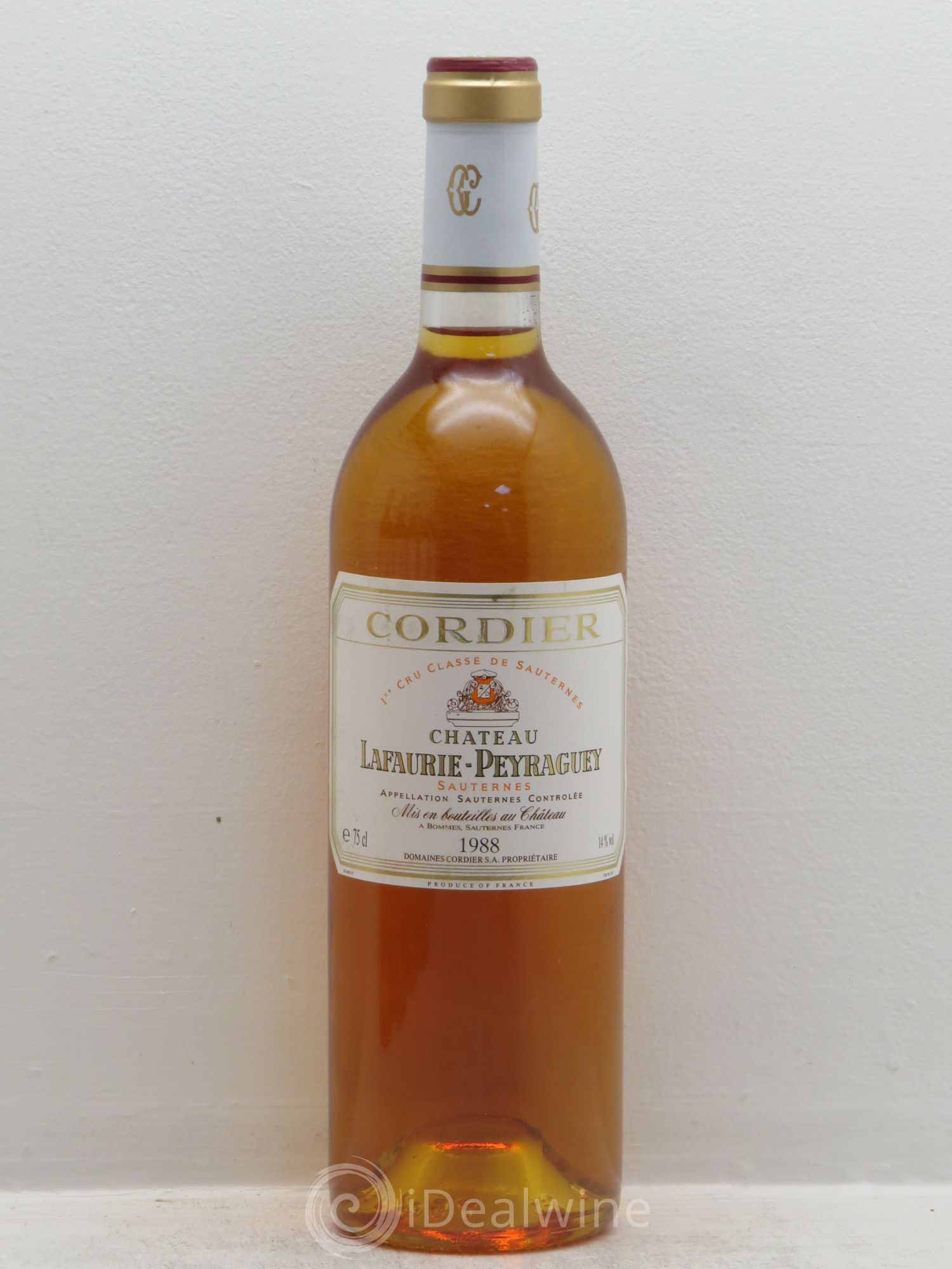 Château Lafaurie-Peyraguey 1er Grand Cru Classé 1988 - Lotto di 6 bottiglie - 0