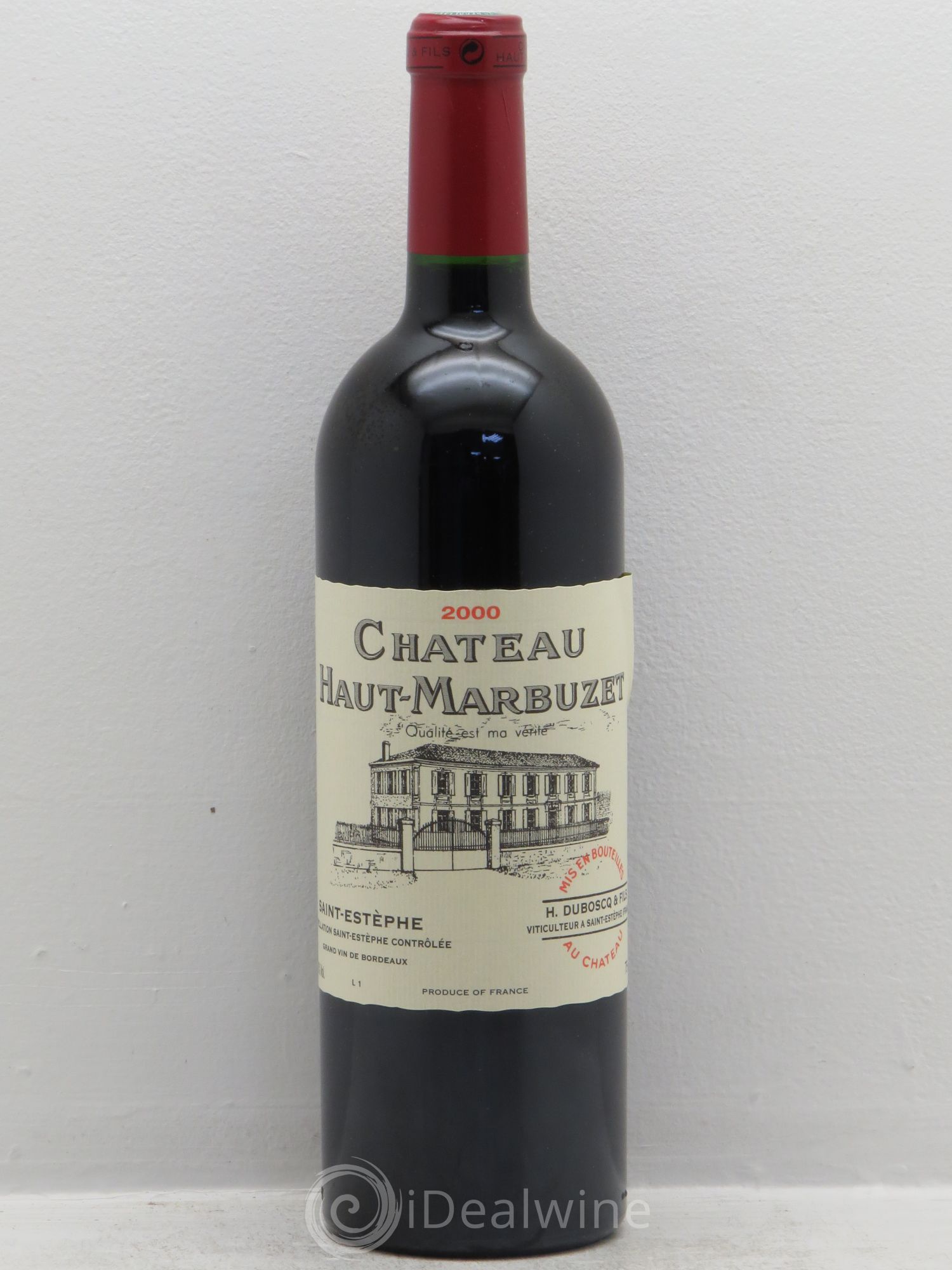 Château Haut Marbuzet 2000 - Lot de 12 bouteilles - 0