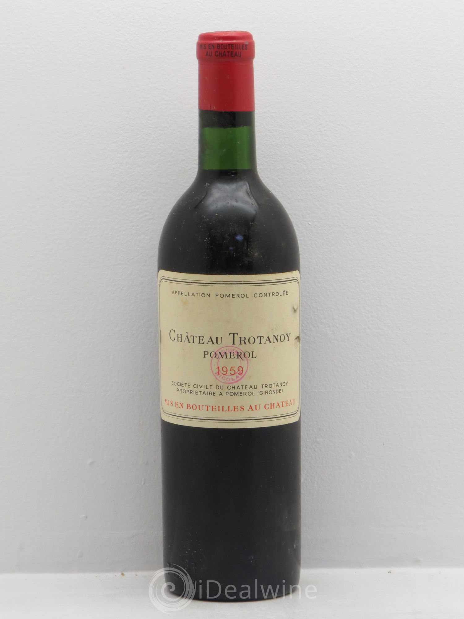 Château Trotanoy 1959 - Lot de 1 bouteille - 0