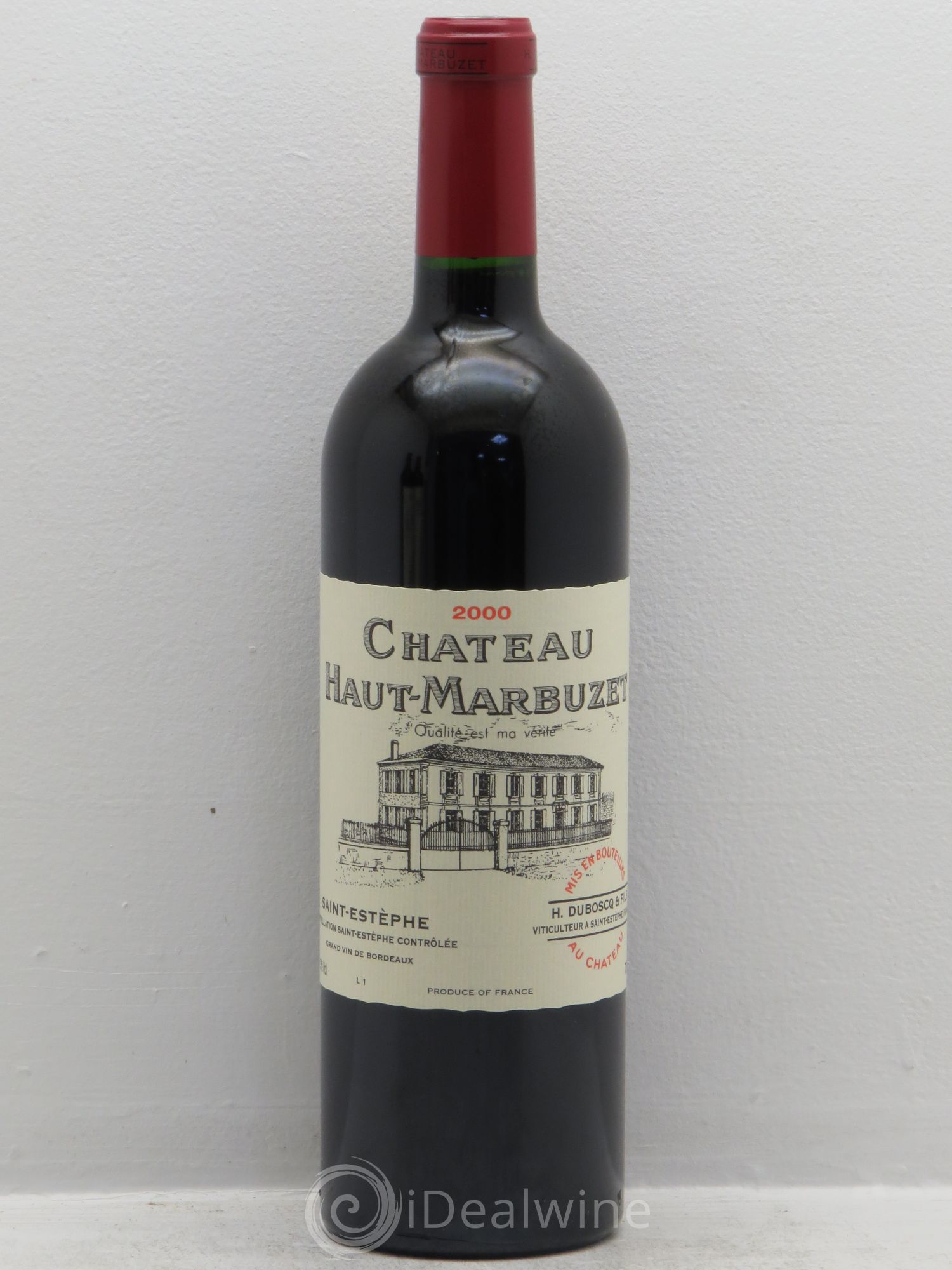 Château Haut Marbuzet 2000 - Lot de 12 bouteilles - 0