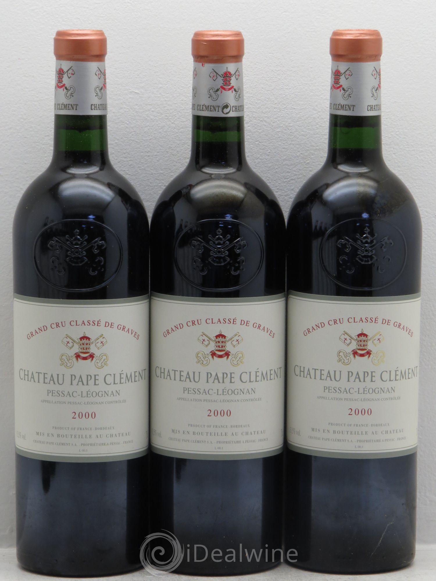Château Pape Clément Cru Classé de Graves 2000 - Lot de 12 bouteilles - 2
