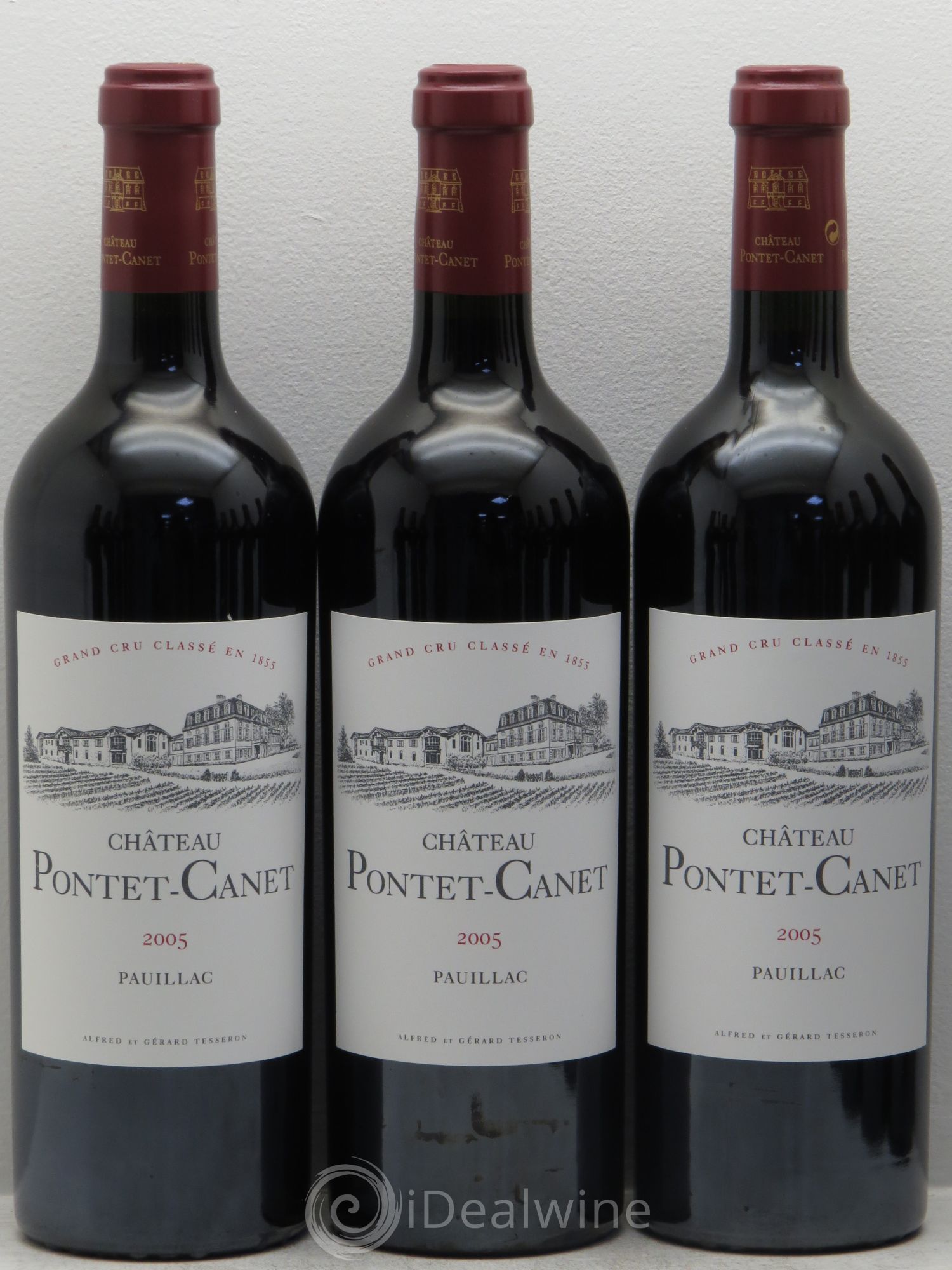 Château Pontet Canet 5ème Grand Cru Classé 2005 - Lot de 12 bouteilles - 1
