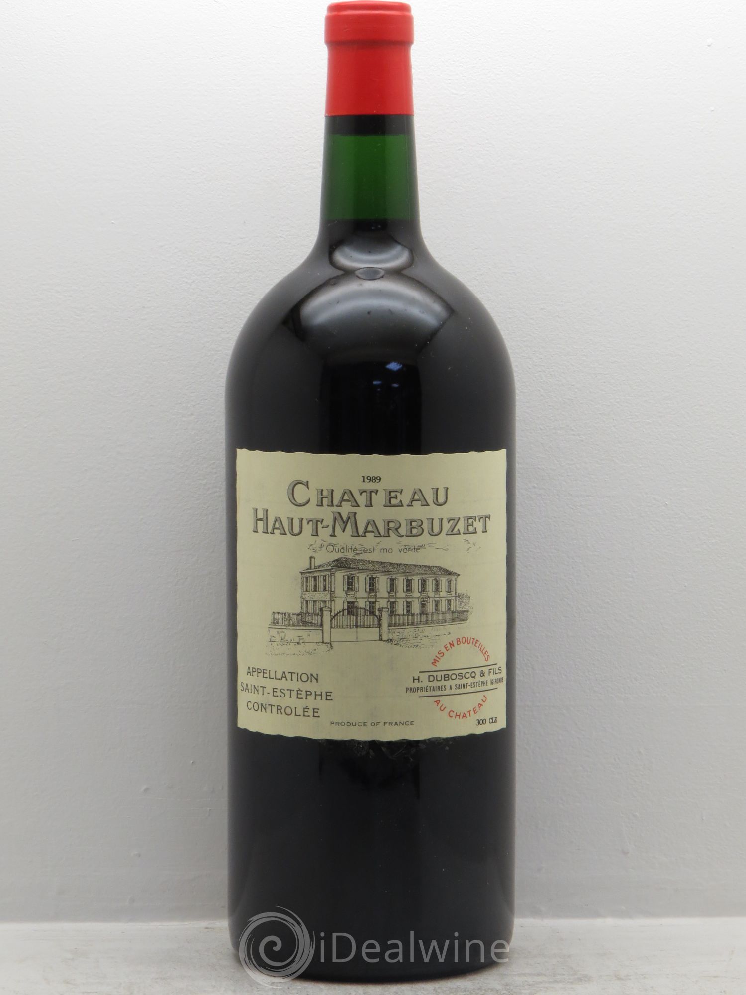 Château Haut Marbuzet 1989 - Lot de 1 double magnum - 0