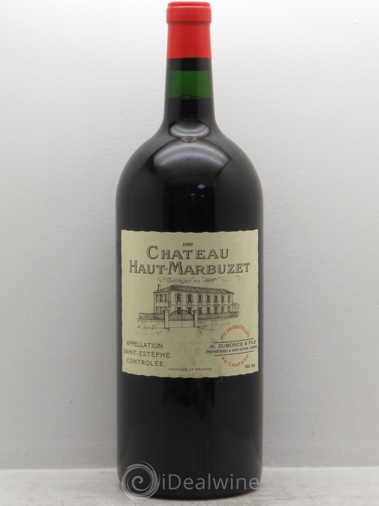 Château Haut Marbuzet 1989 - Lot de 1 double magnum - 0