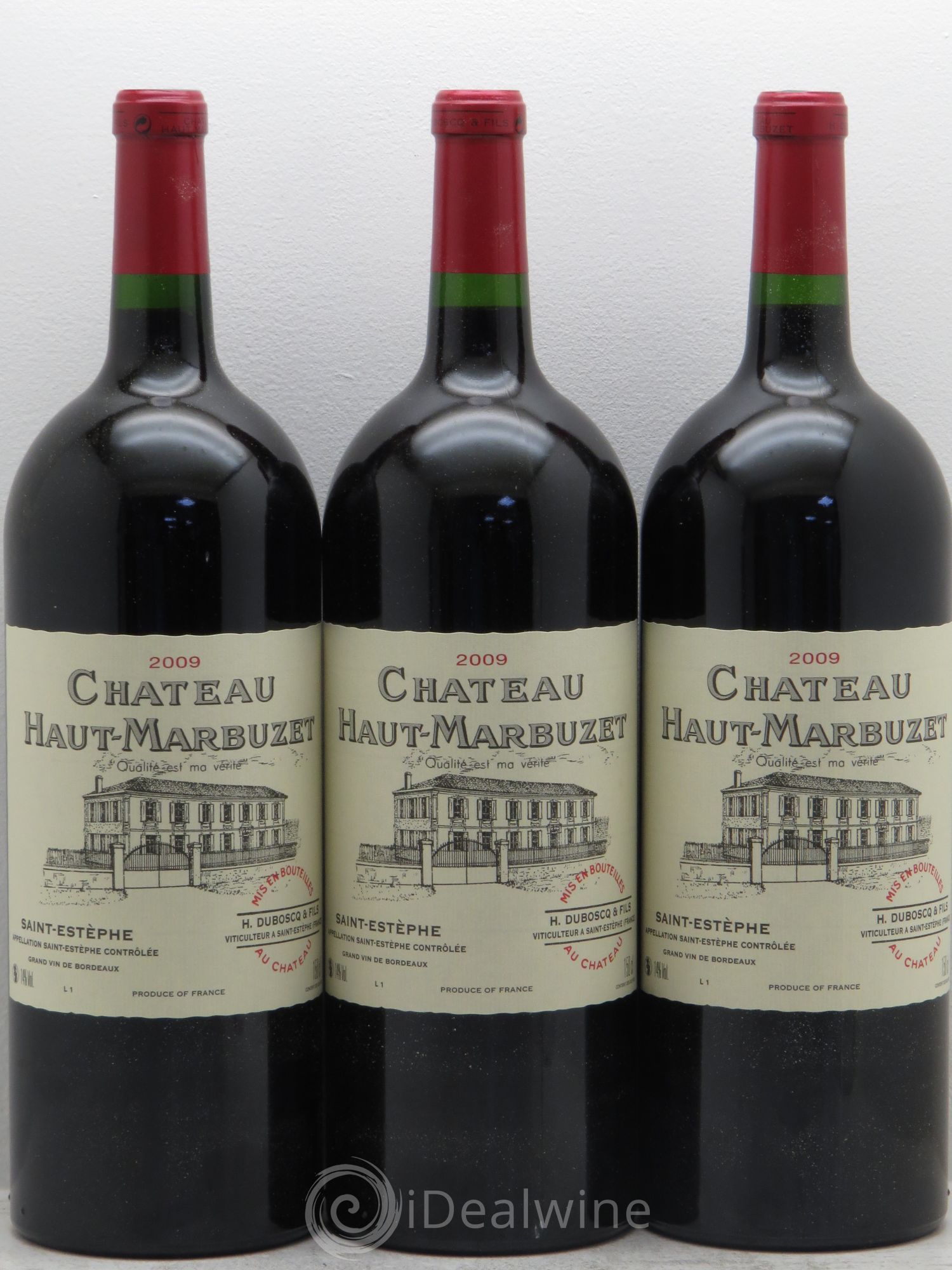 Château Haut Marbuzet 2009 - Lot de 3 magnums - 0