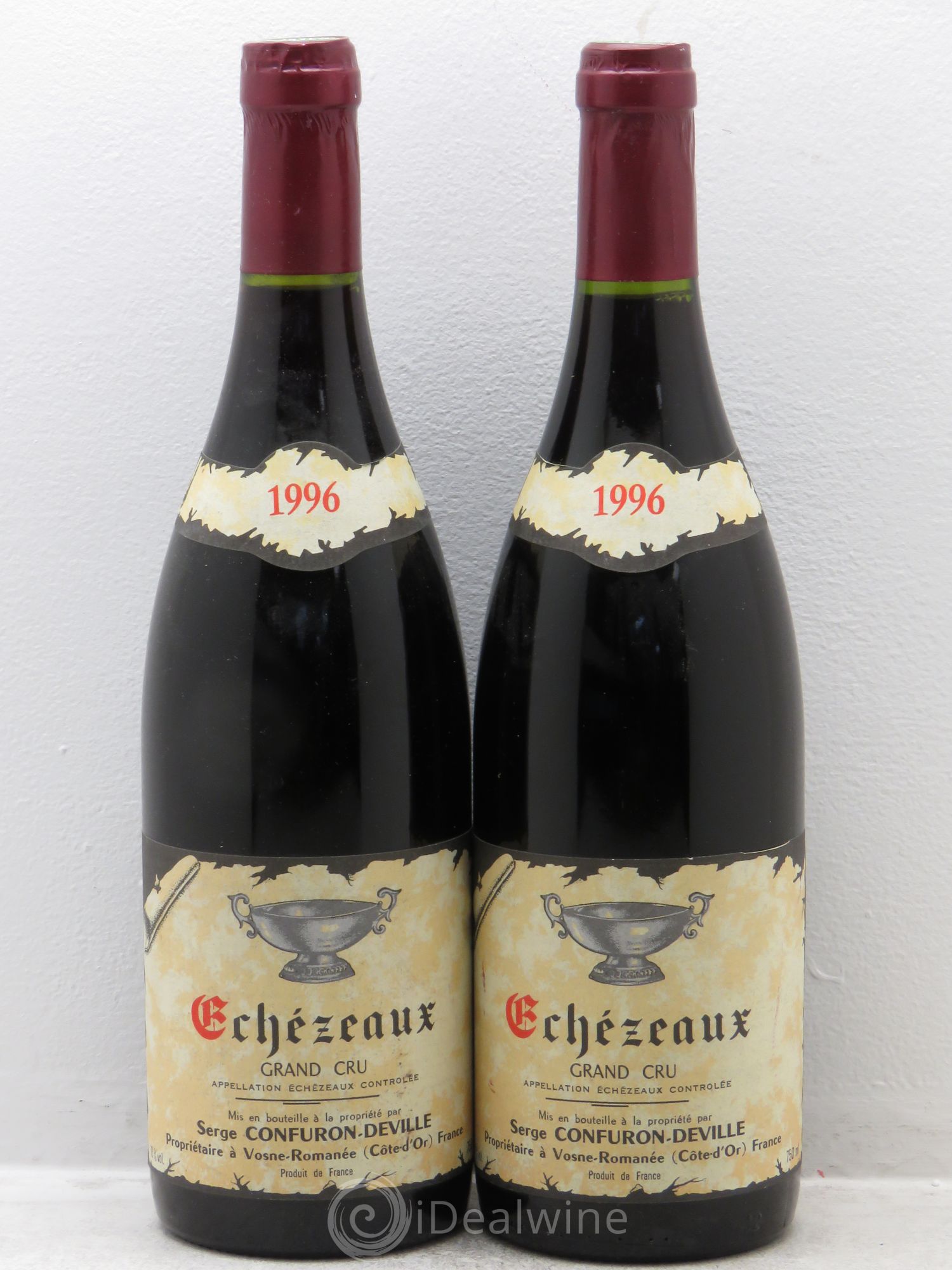 Echezeaux Grand Cru Serge Confuron-Deville 1996 - Lot de 2 bouteilles - 0