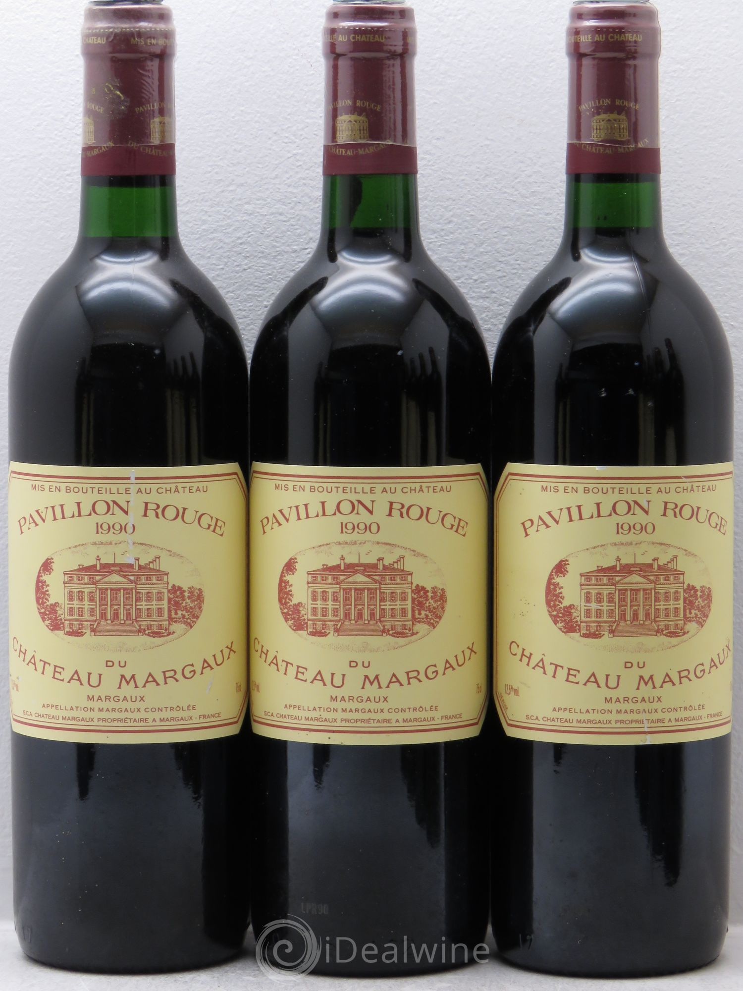 Pavillon Rouge du Château Margaux Second Vin 1990 - Lot de 12 bouteilles - 2