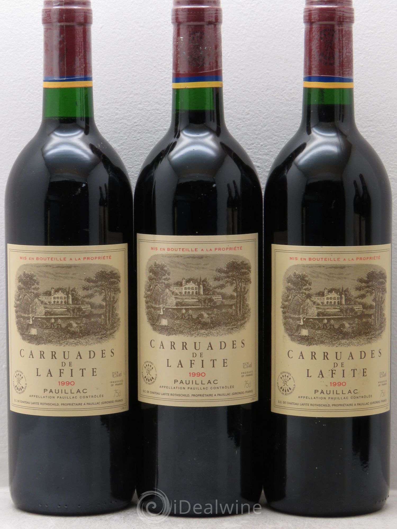 Carruades de Lafite Rothschild Second Vin 1990 - Lot de 12 bouteilles - 3