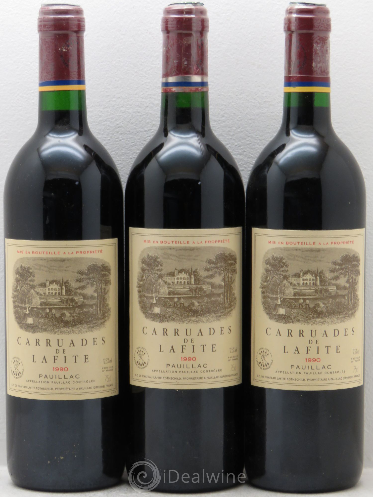 Carruades de Lafite Rothschild Second Vin 1990 - Lot de 12 bouteilles - 4