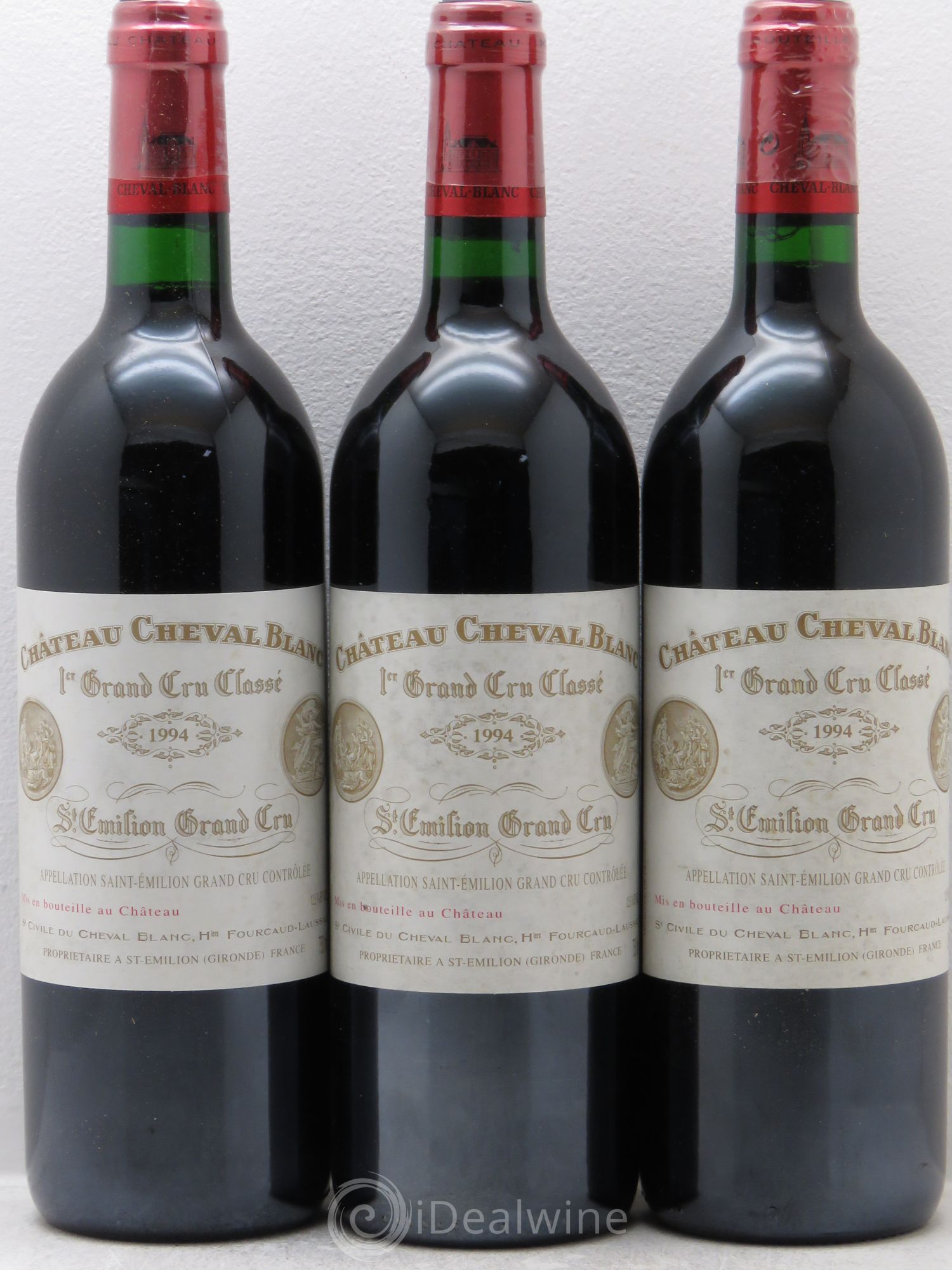 Château Cheval Blanc 1er Grand Cru Classé A 1994 - Lot de 3 bouteilles - 0