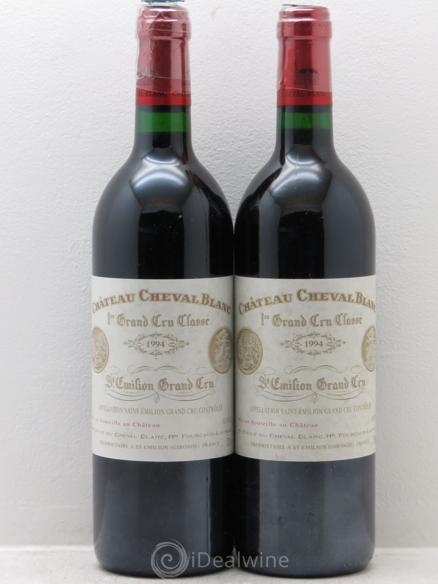 Château Cheval Blanc 1er Grand Cru Classé A 1994 - Lot de 2 bouteilles - 0