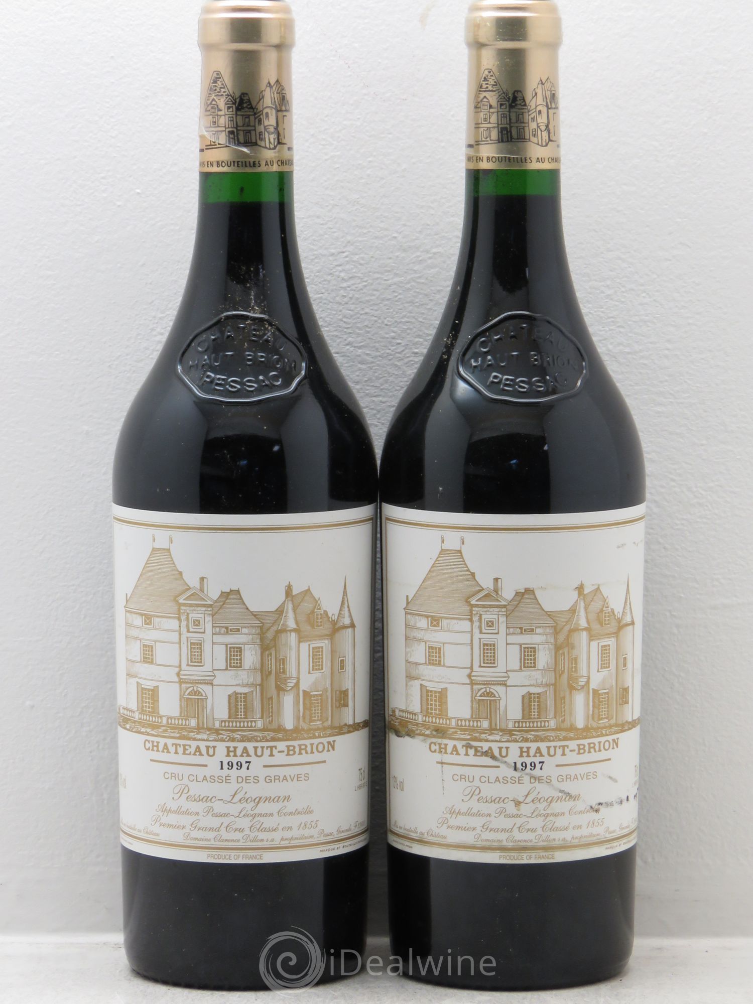 Château Haut Brion 1er Grand Cru Classé 1997 - Lot de 2 bouteilles - 0