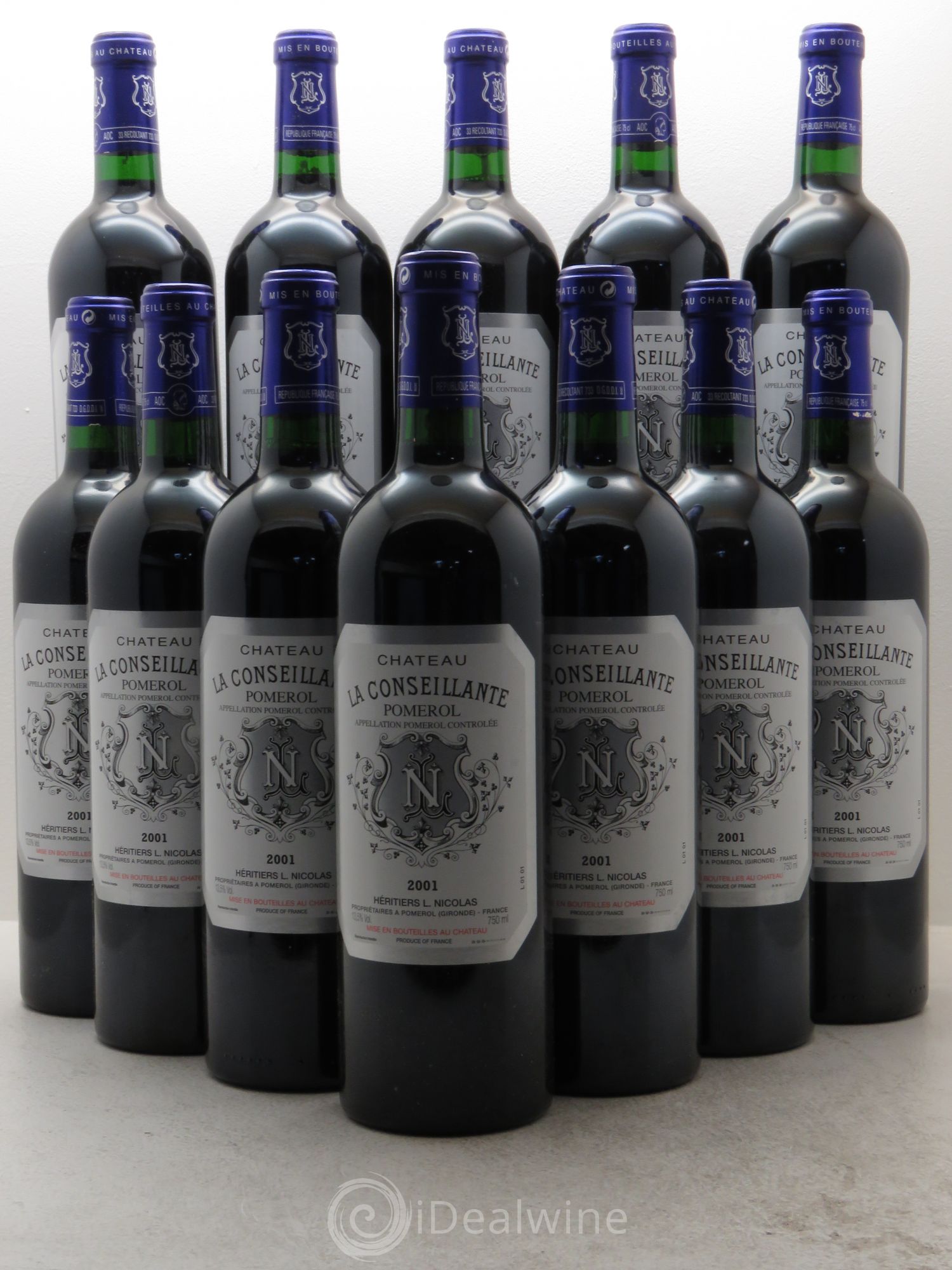 Château la Conseillante 2001 - Lot de 12 bouteilles - 0