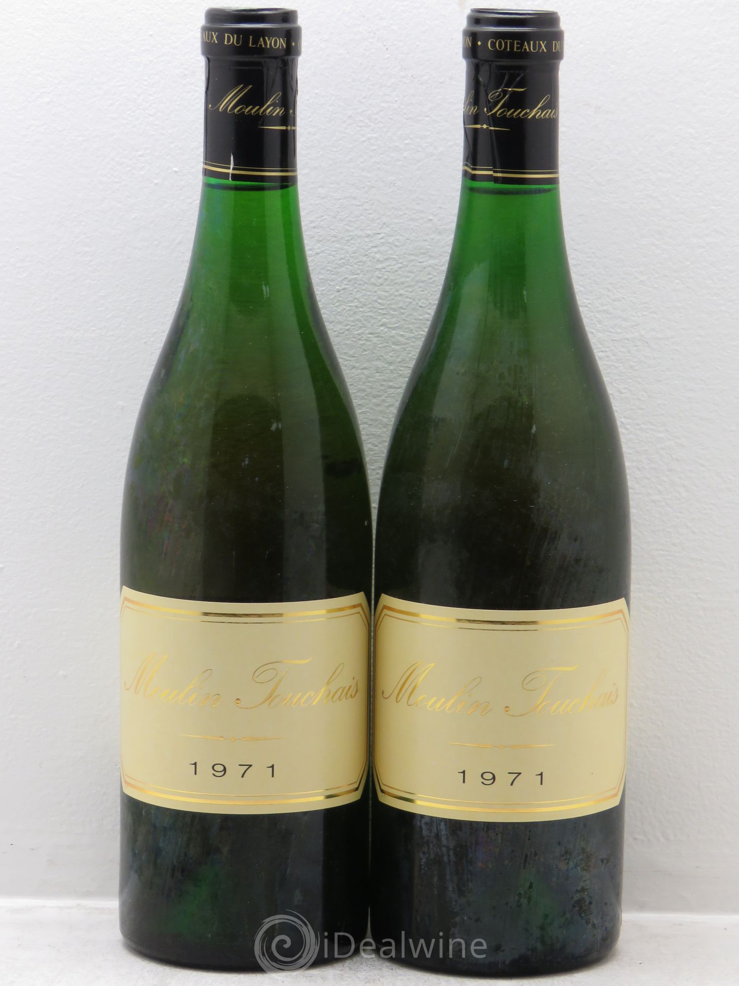 Coteaux du Layon Moulin Touchais 1971 - Lotto di 2 bottiglie - 0