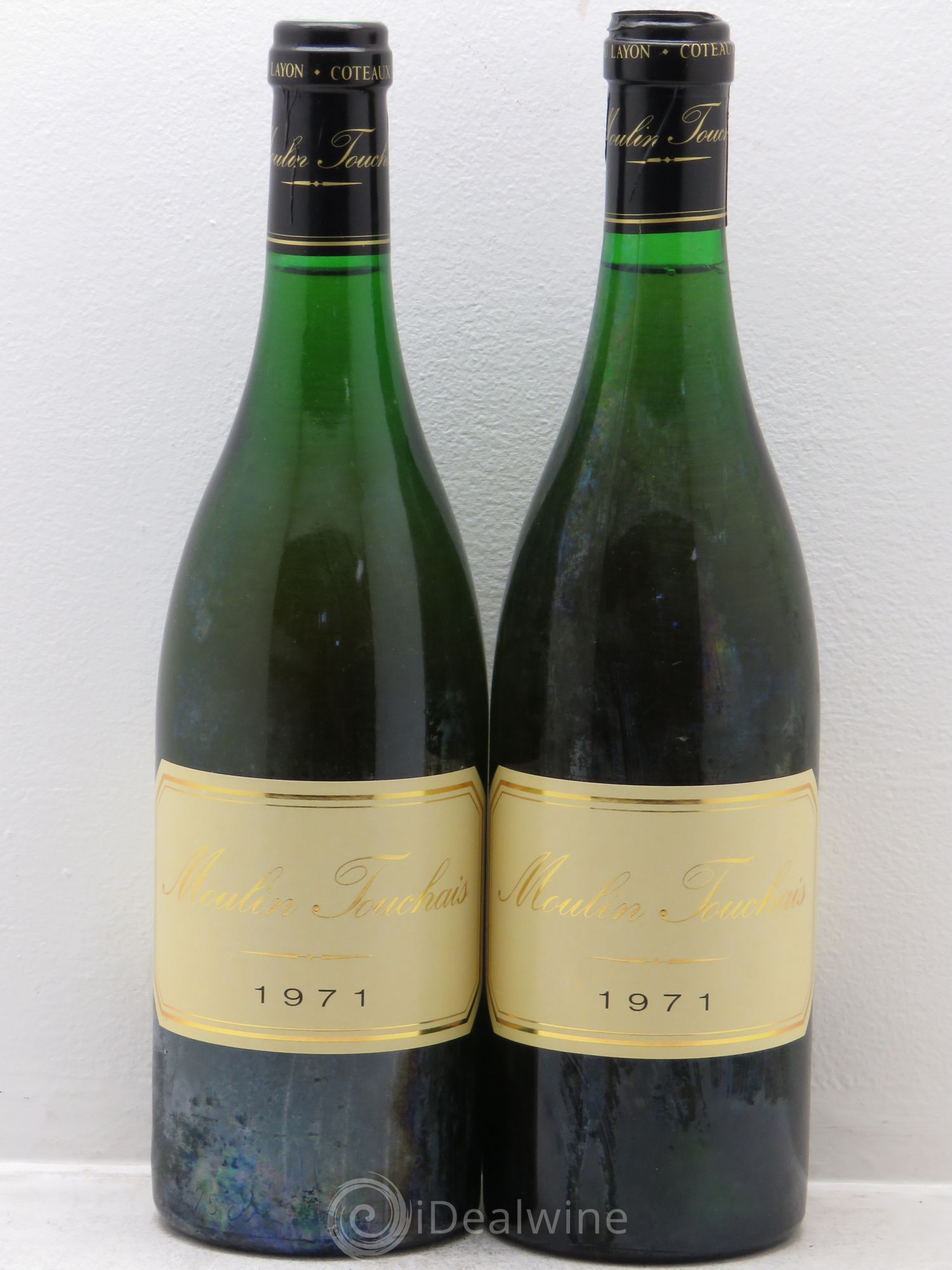 Coteaux du Layon Moulin Touchais 1971 - Lotto di 2 bottiglie - 0