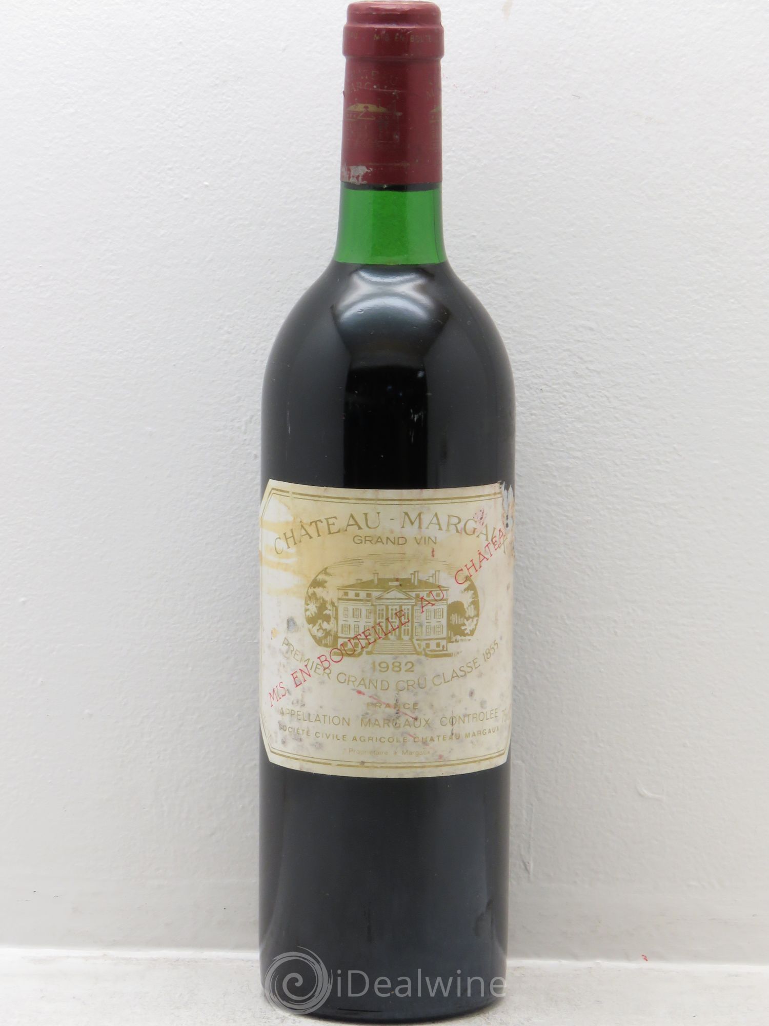 Château Margaux 1er Grand Cru Classé 1982 - Lot de 1 bouteille - 0