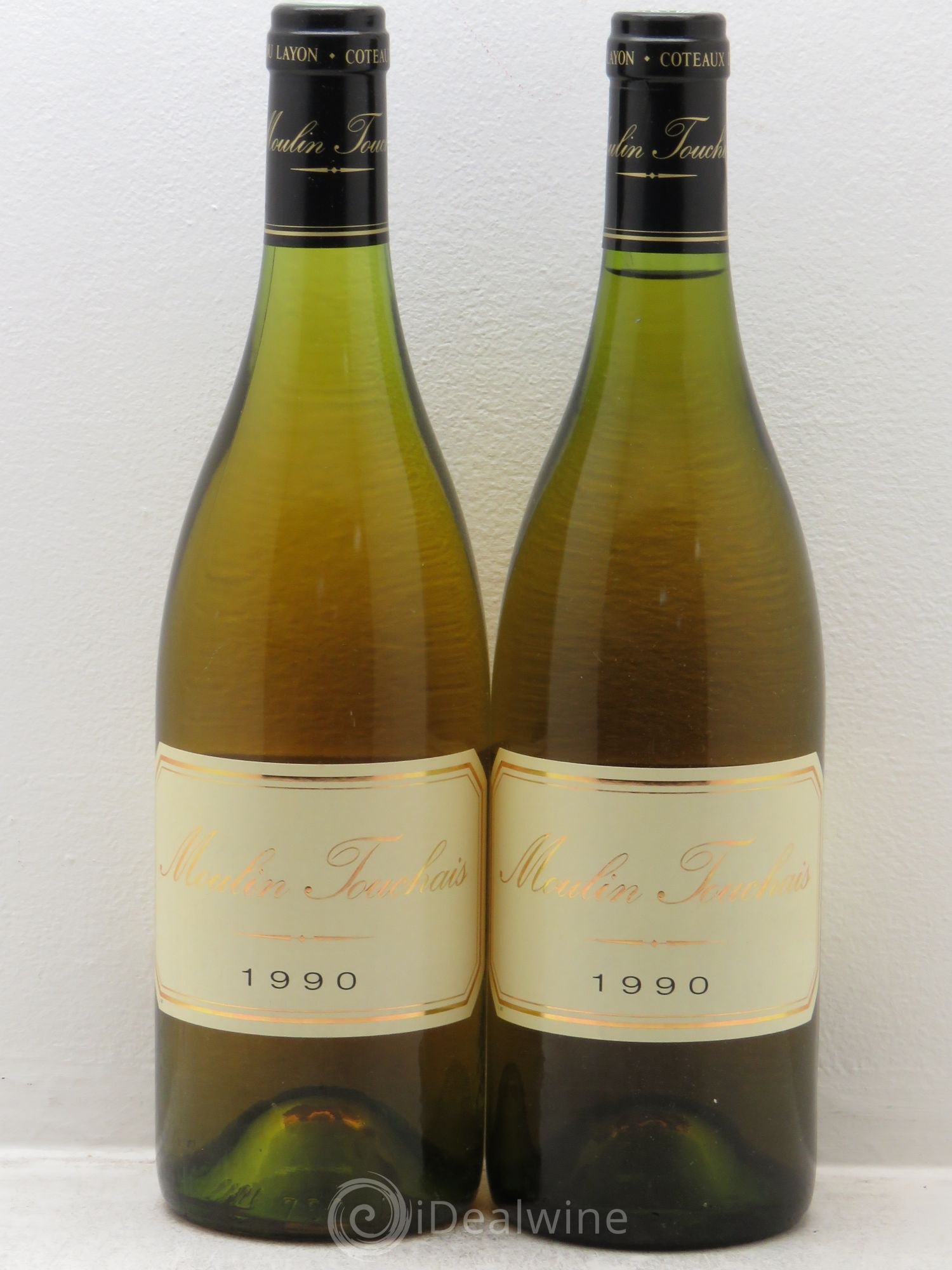 Coteaux du Layon Moulin Touchais 1990 - Lotto di 2 bottiglie - 0