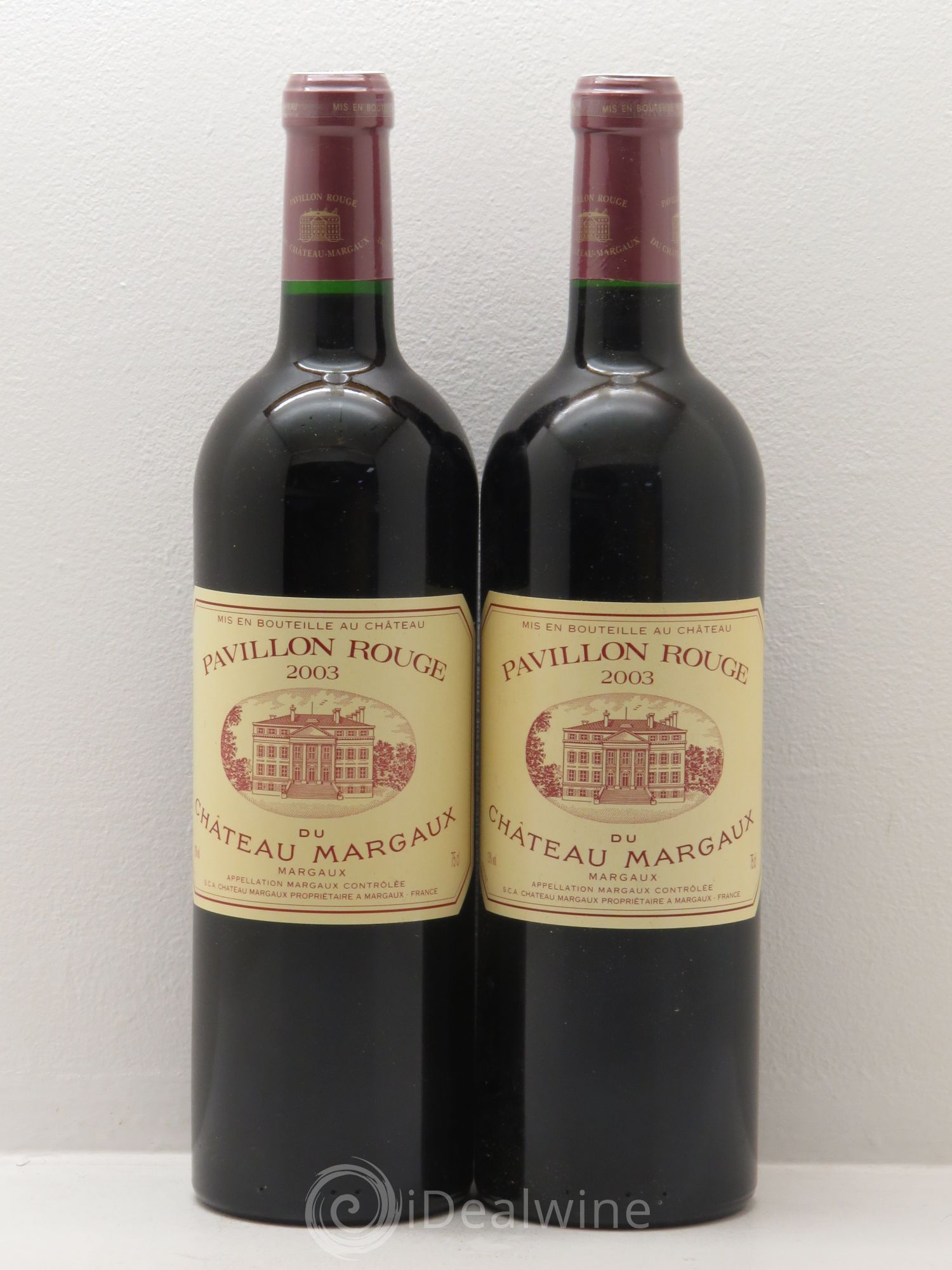 Pavillon Rouge du Château Margaux Second Vin 2003 - Lot de 2 bouteilles - 0