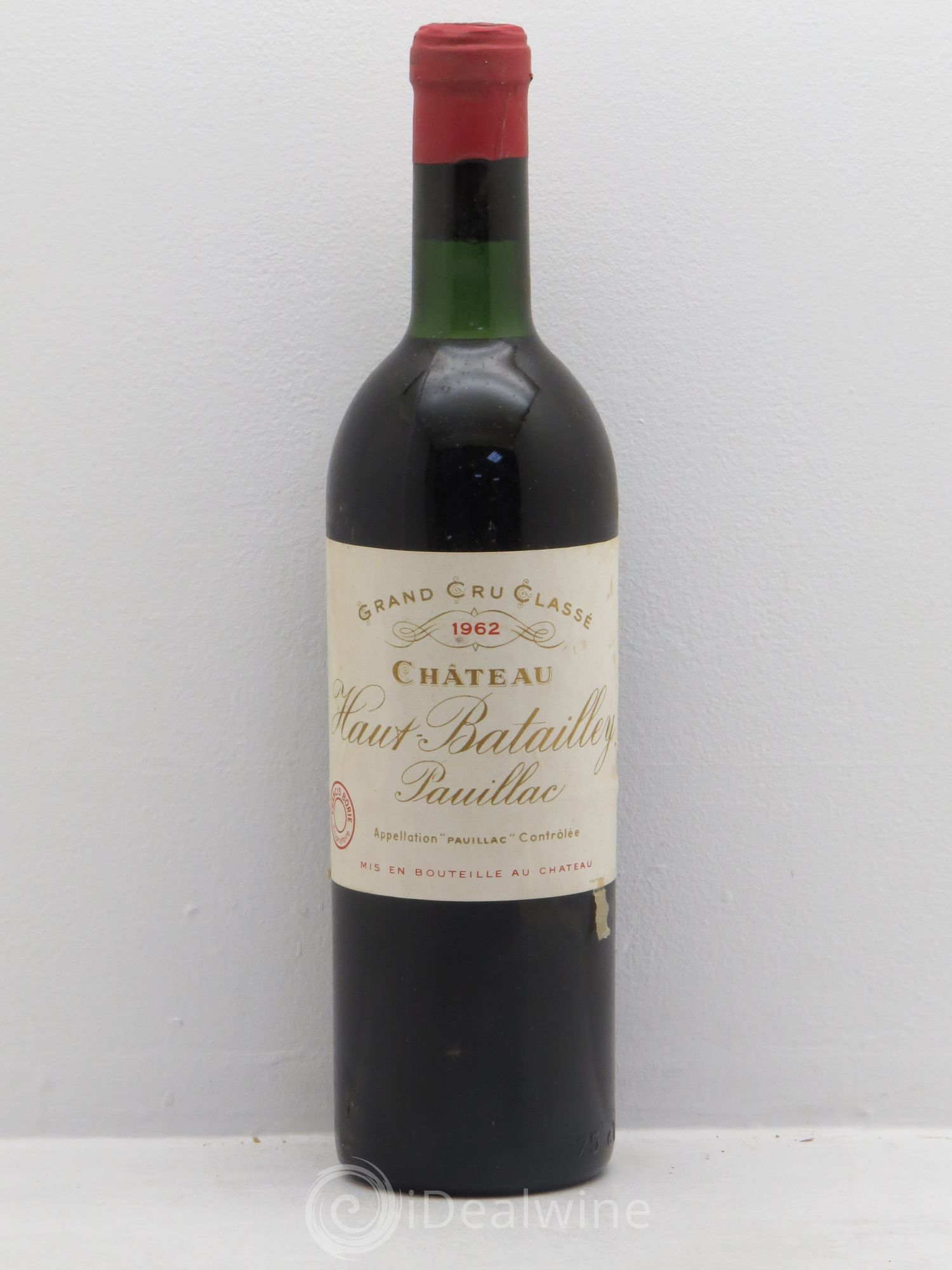 Château Haut Batailley 5ème Grand Cru Classé 1962 - Lot de 1 bouteille - 0