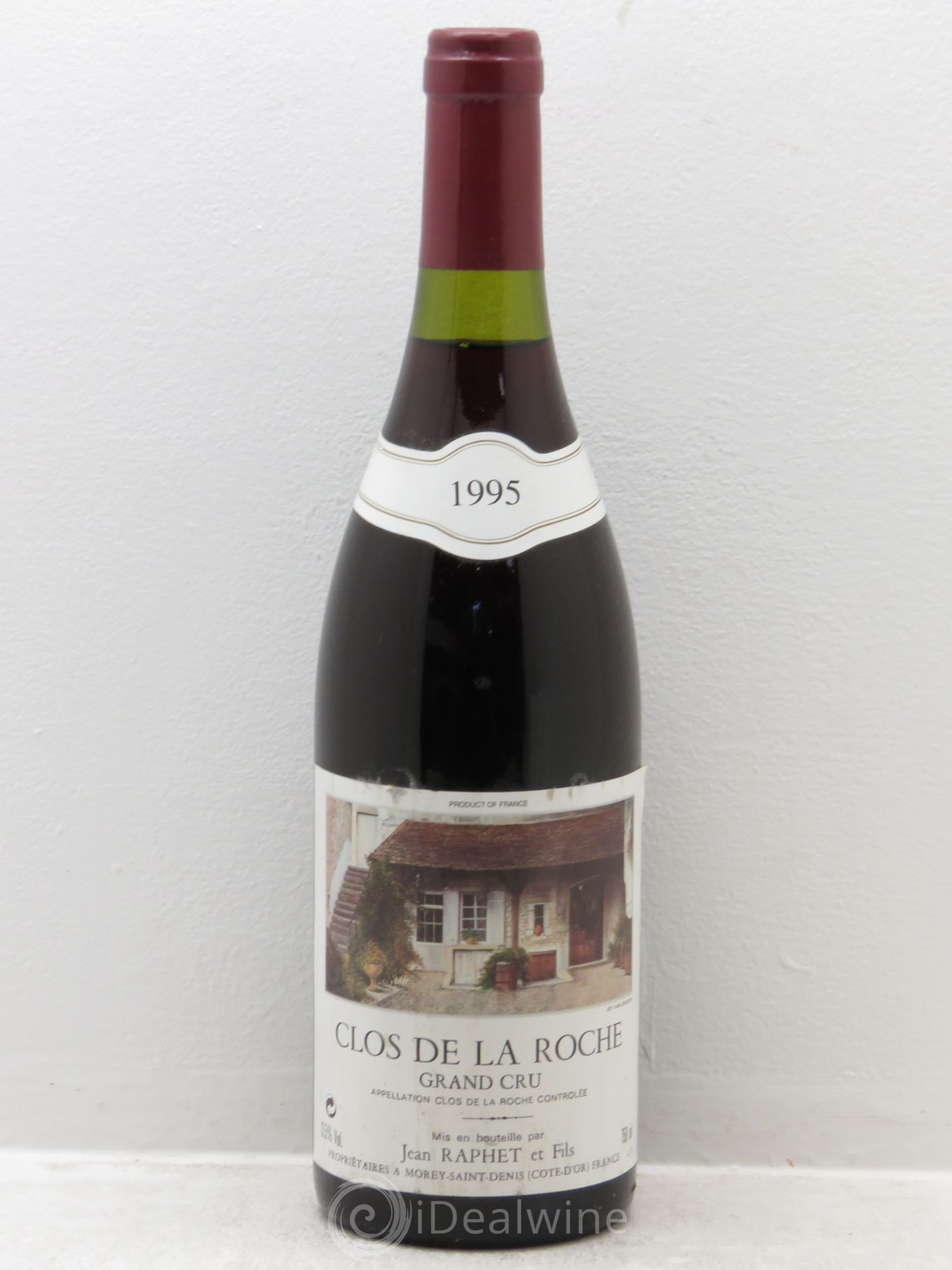 Clos de la Roche Grand Cru Gérard Raphet (Domaine) 1995 - Lot de 1 bouteille - 0