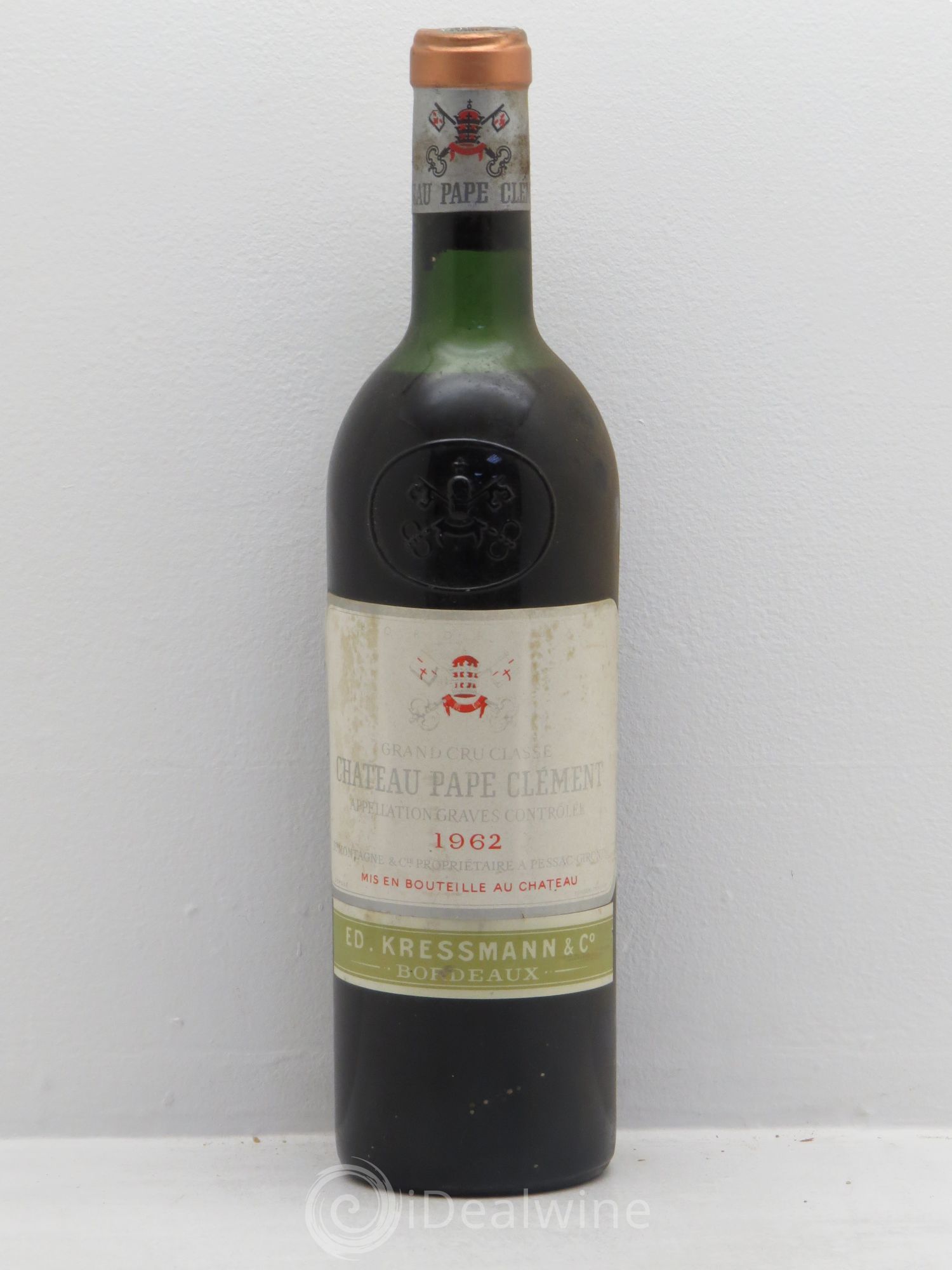 Château Pape Clément Cru Classé de Graves 1962 - Lot de 1 bouteille - 0